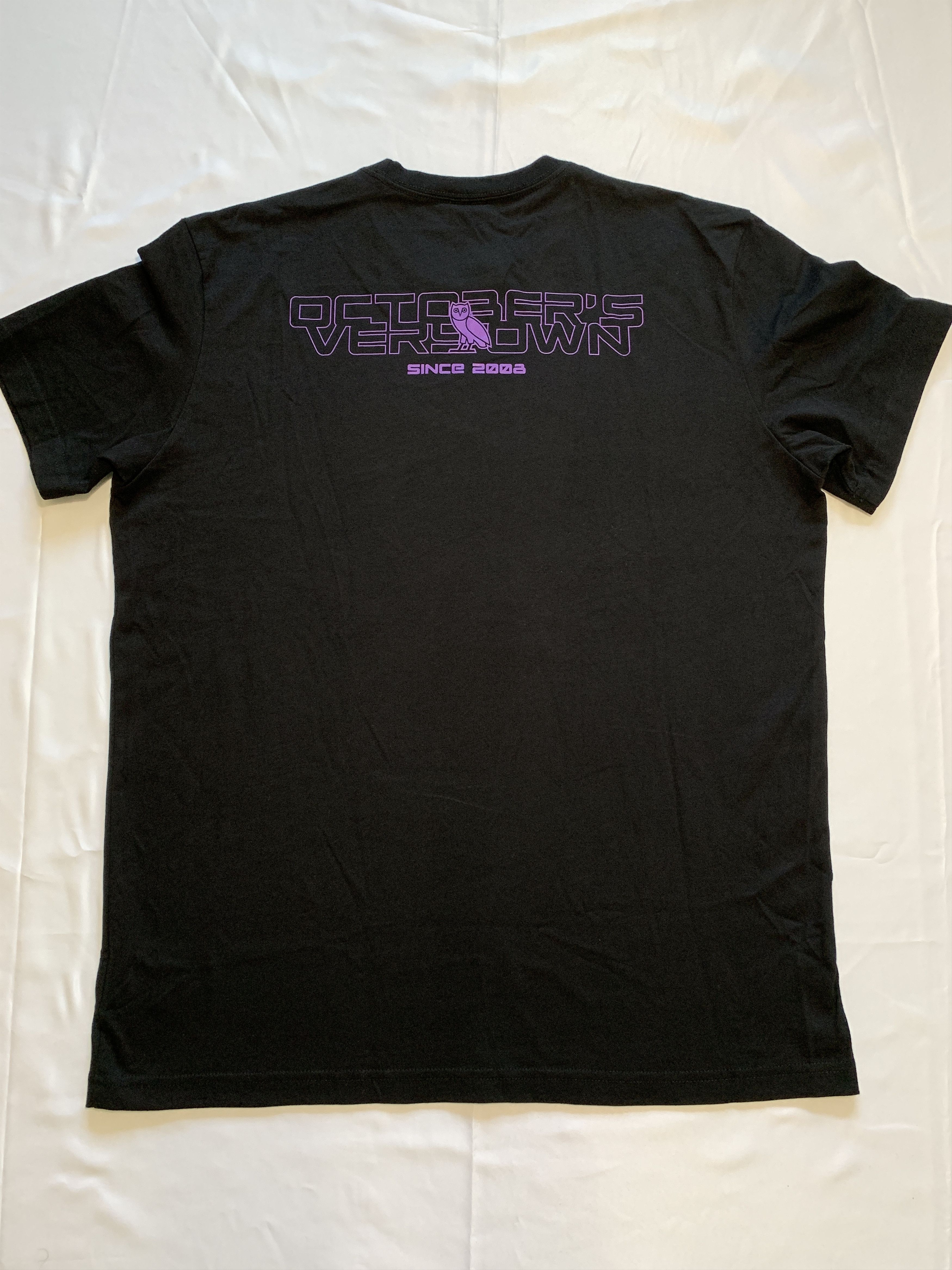 Drake *RARE* OVO Iridescent Grid OG Owl T-shirt Size US L / EU 52-54 / 3 - 4 Thumbnail