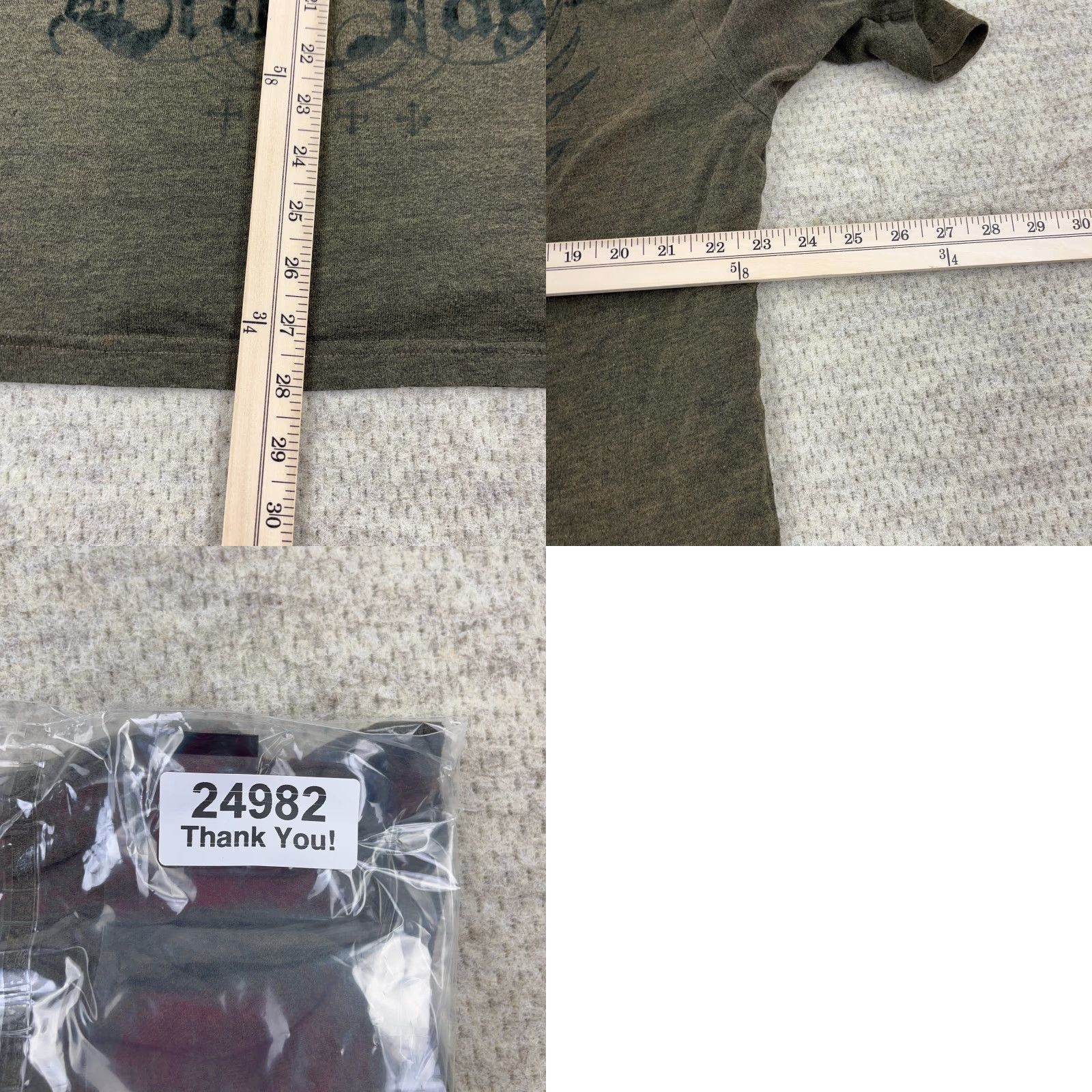 Affliction Affliction Shirt Men 2XL Olive Green Live Fast MMA Skull Wings Retro Faded Tee Size US XXL / EU 58 / 5 - 9 Thumbnail