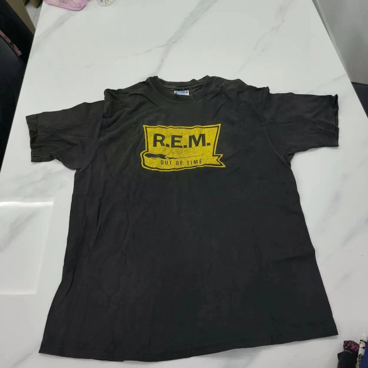 Vintage VINTAGE R.E.M tee 90s Size US XL / EU 56 / 4 - 1 Thumbnail