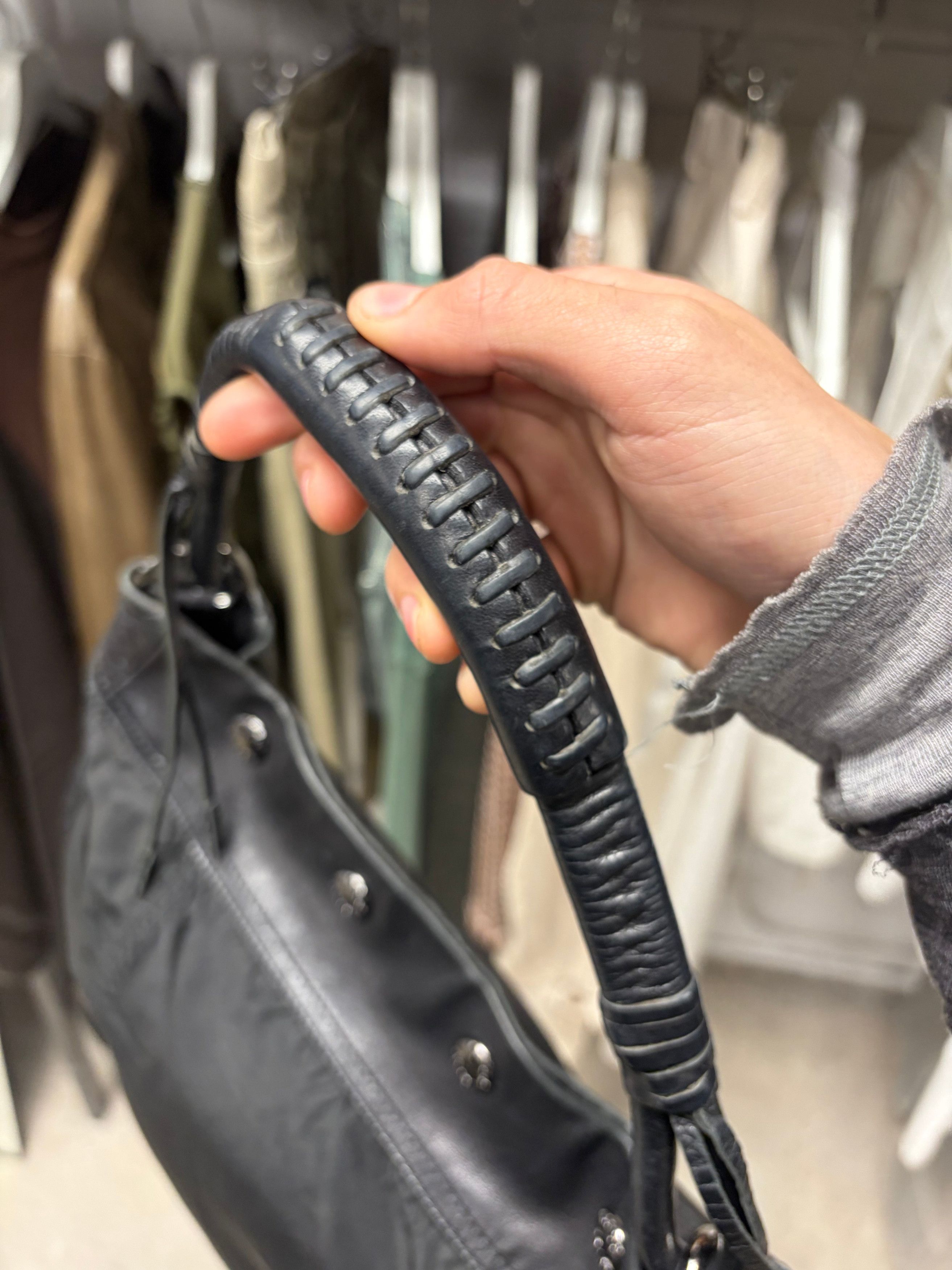 Prada Prada ‘Tessuto’ Black Nylon/Leather ‘Half-Moon’ Hobo Bag Size ONE SIZE - 4 Thumbnail