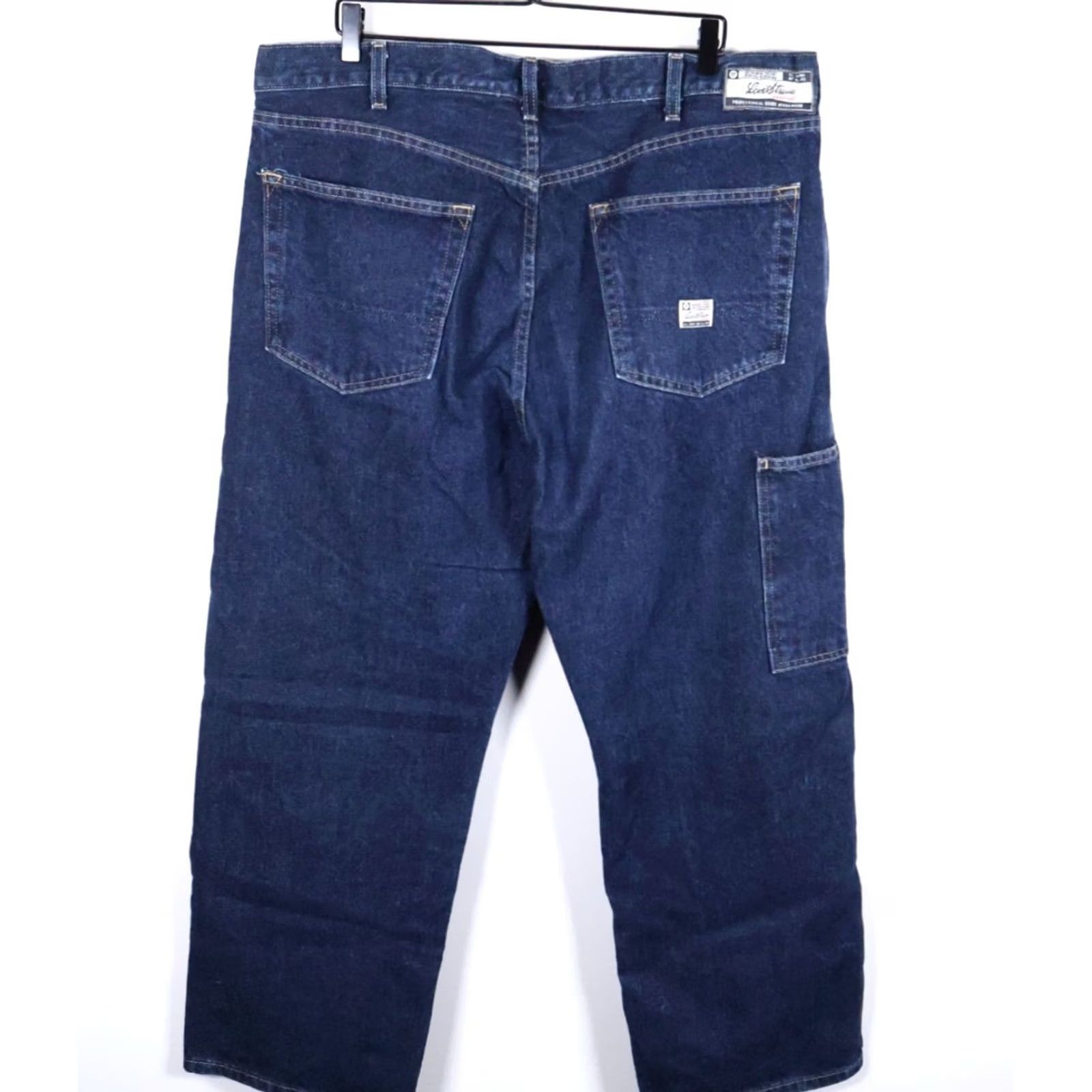 Levi's VINTAGE Levi's Workwear Jeans Main Selling Point Carpenter 5-Pocket 42 x 30 Blue Denim 2005 Mens Jeans Vintage 90s Grunge Hipster Retro Size US 42 / EU 58 - 2 Thumbnail