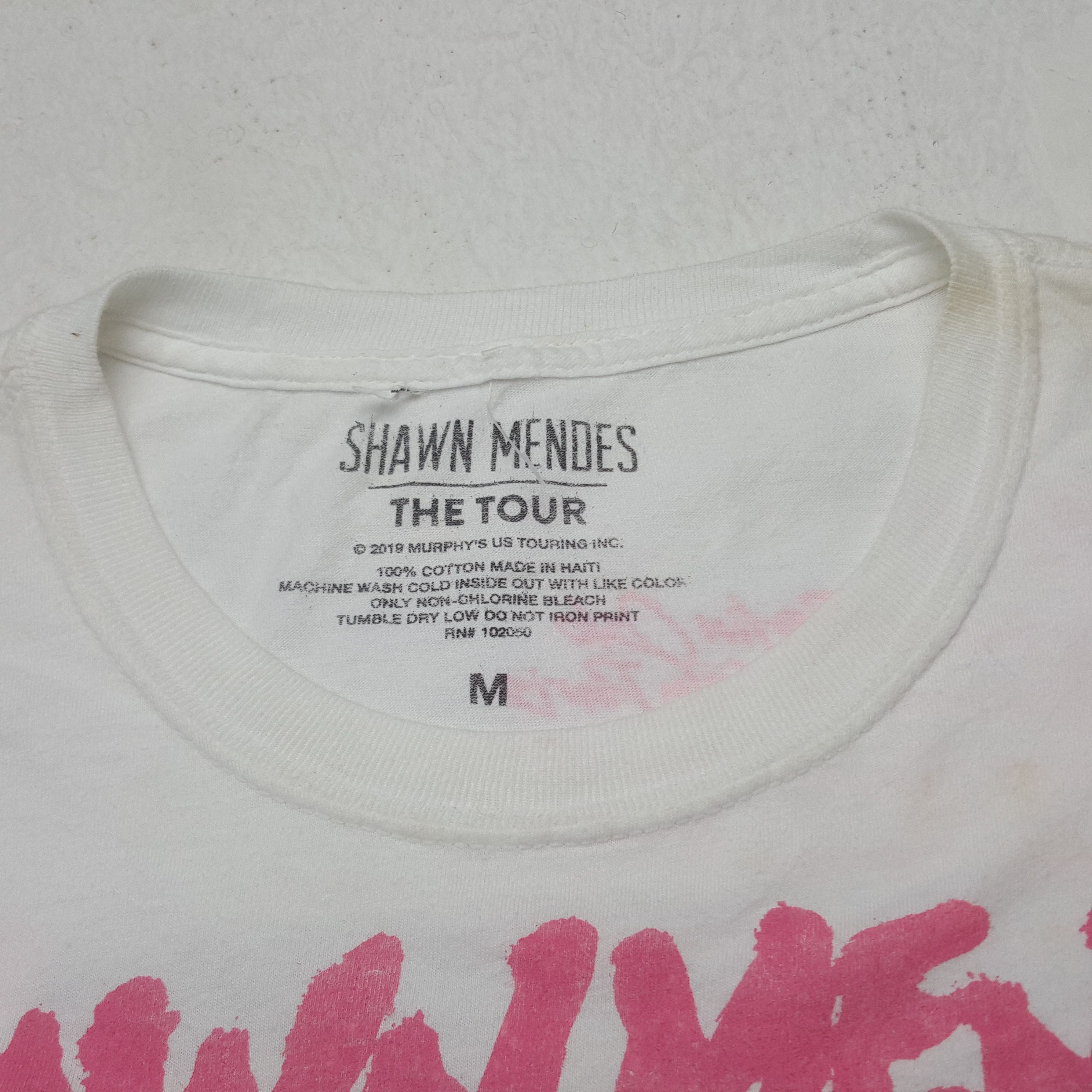 Band Tees Vintage Shawn Mendes The Tour Solo Singer Tshirt 31 Size US M / EU 48-50 / 2 - 5 Thumbnail