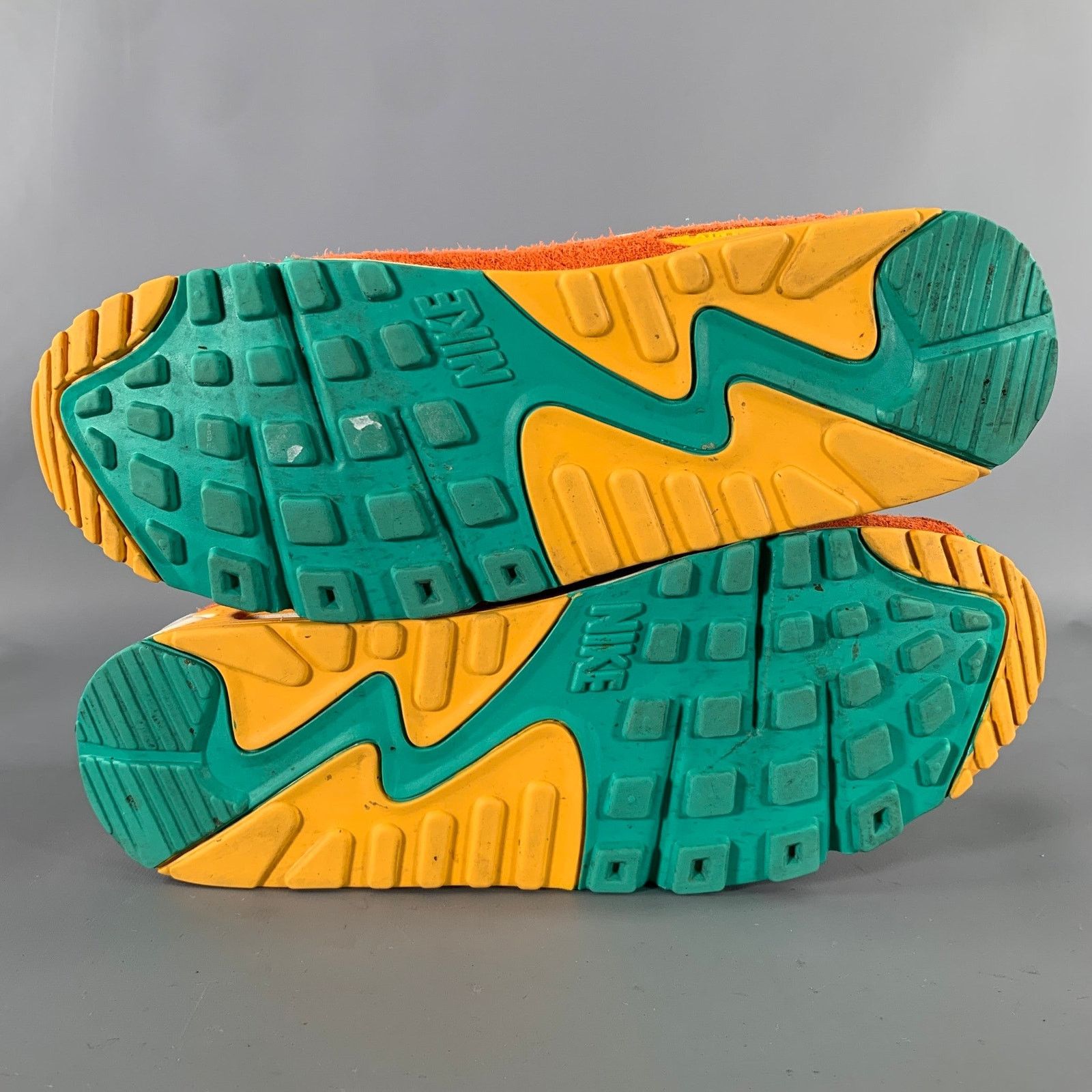 Nike Size 12 Orange Multi-Color Layered Suede Runner Sneakers Size US 12 / EU 45 - 6 Thumbnail