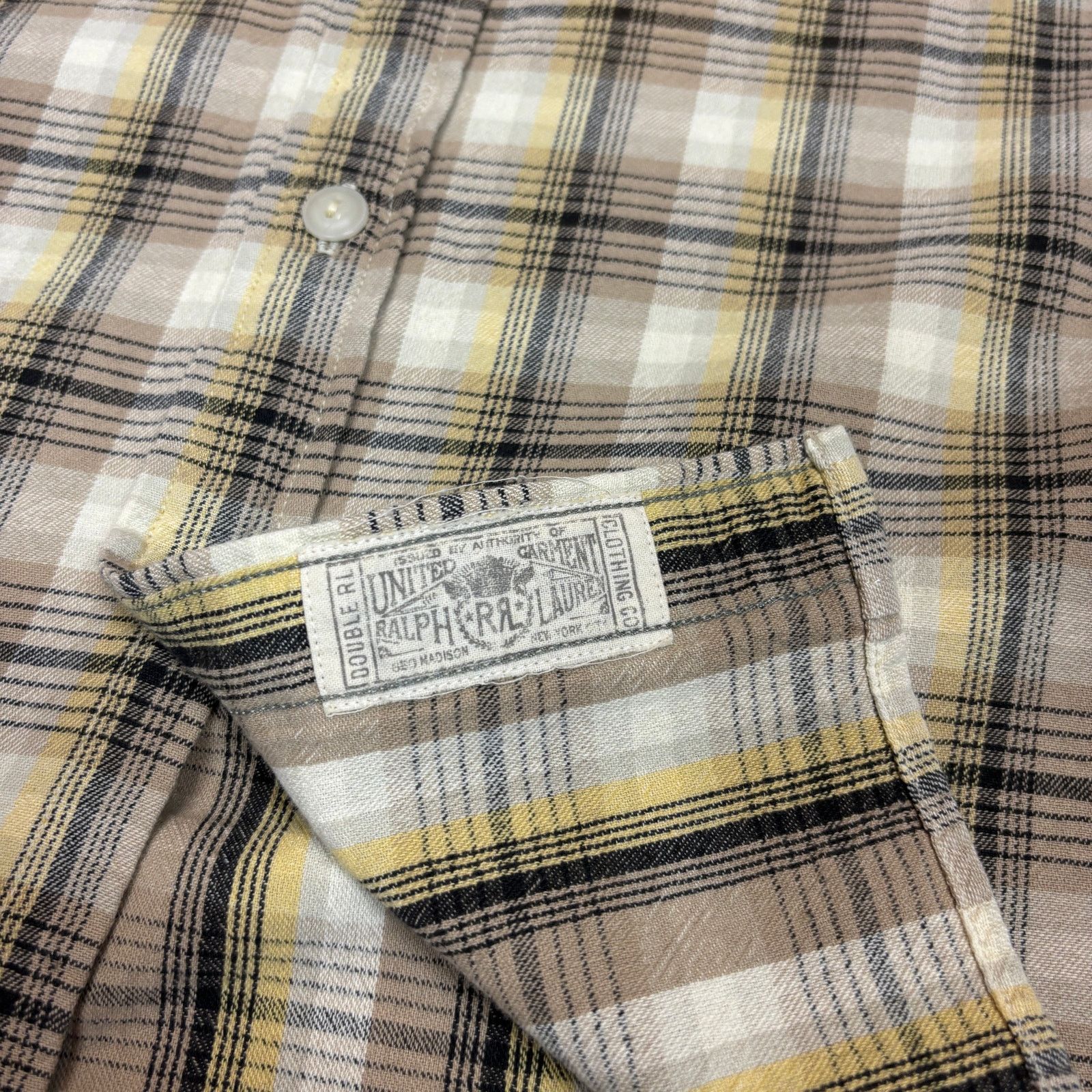 RRL Ralph Lauren RRL Double RL Ralph Lauren Plaid Twill Work Shirt Men's M Size US M / EU 48-50 / 2 - 5 Thumbnail