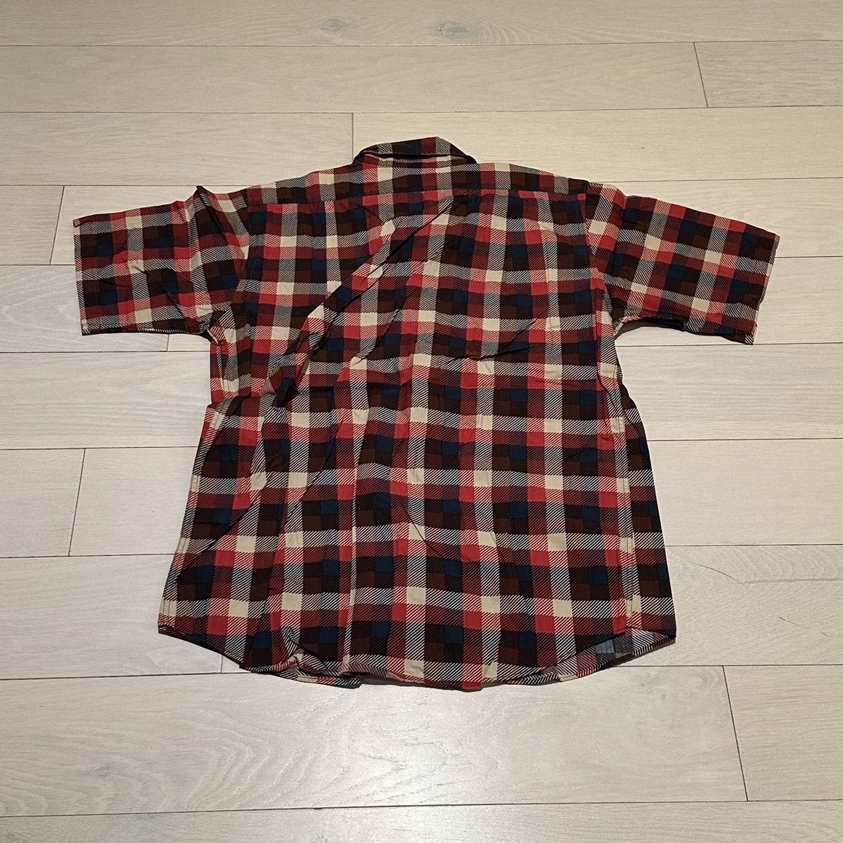 Bape Bape Check One Point Button Up S/S Shirt Size US M / EU 48-50 / 2 - 2 Thumbnail