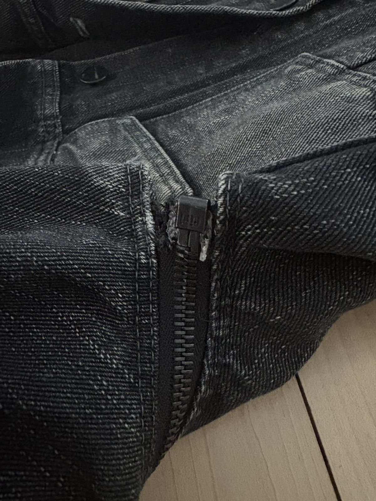 Number (N)ine Number (N)ine SS04 Convertible Denim Trucker Jacket Size US L / EU 52-54 / 3 - 5 Thumbnail