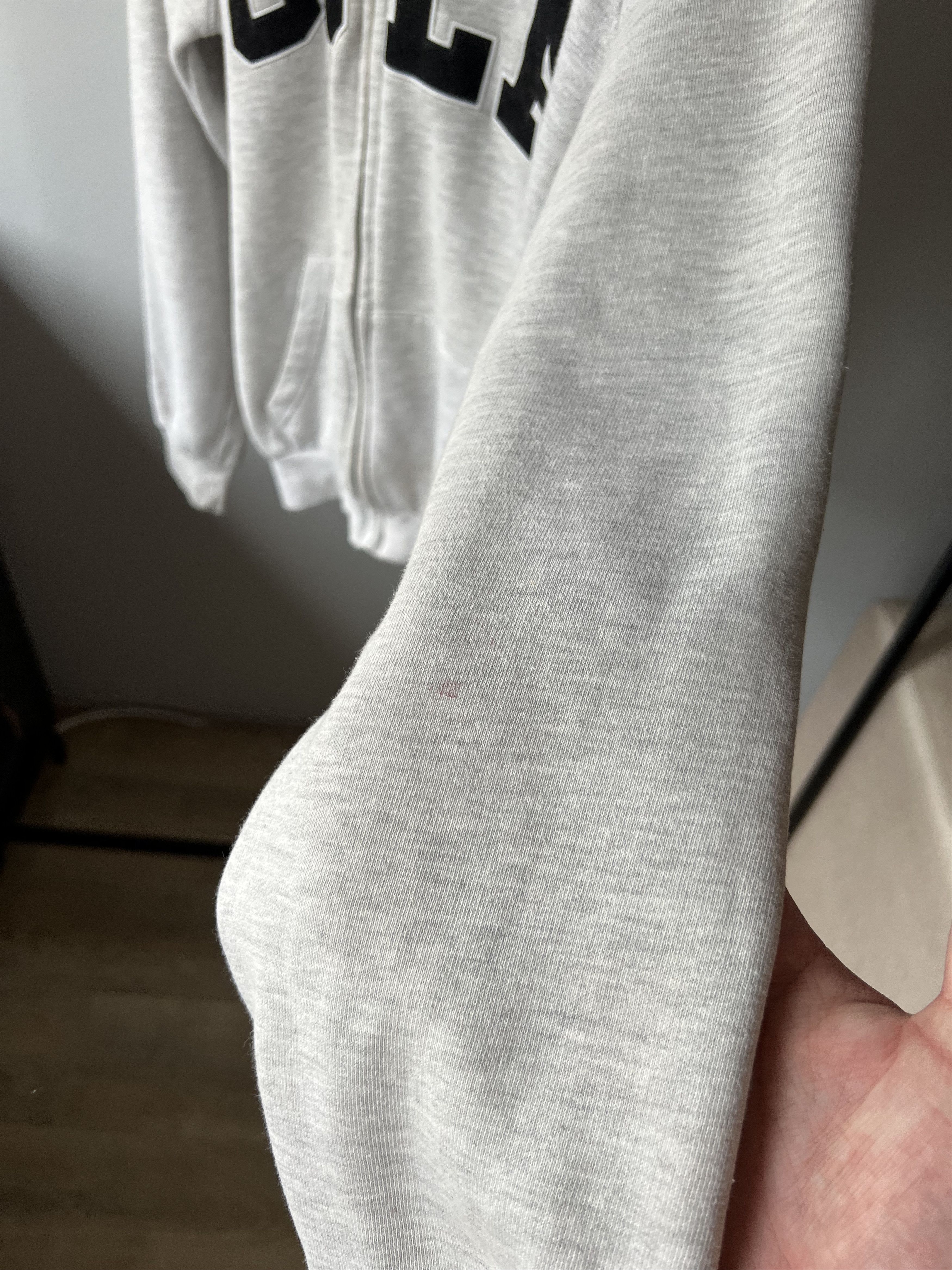 Other Vintage 90's UCLA College Gray Zip Hoodie Size L / US 10 / IT 46 - 6 Thumbnail