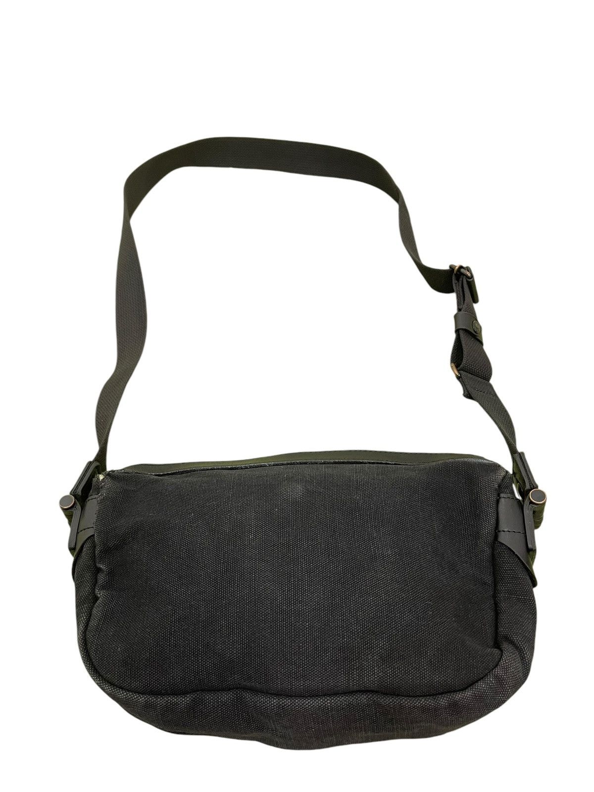 Japanese Brand Leather Cotton Canvas Birkenstock x Grips Cross Body Bag 5🟩 Size ONE SIZE - 14 Thumbnail