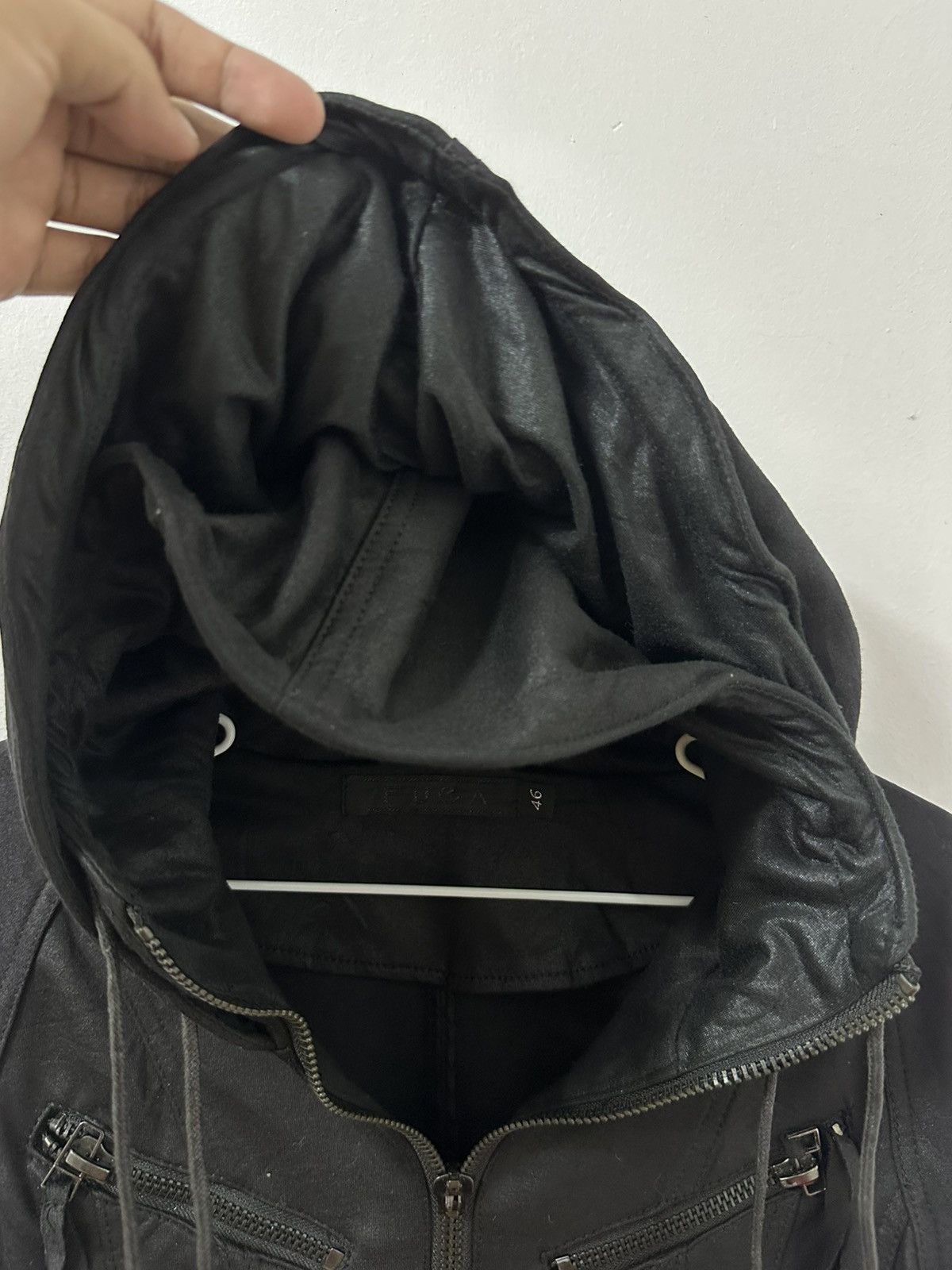 GOSTAR DE FUGA Rare! Go Star De Fuga Double Hood Wax Fishtail Jacket Size US S / EU 44-46 / 1 - 3 Thumbnail
