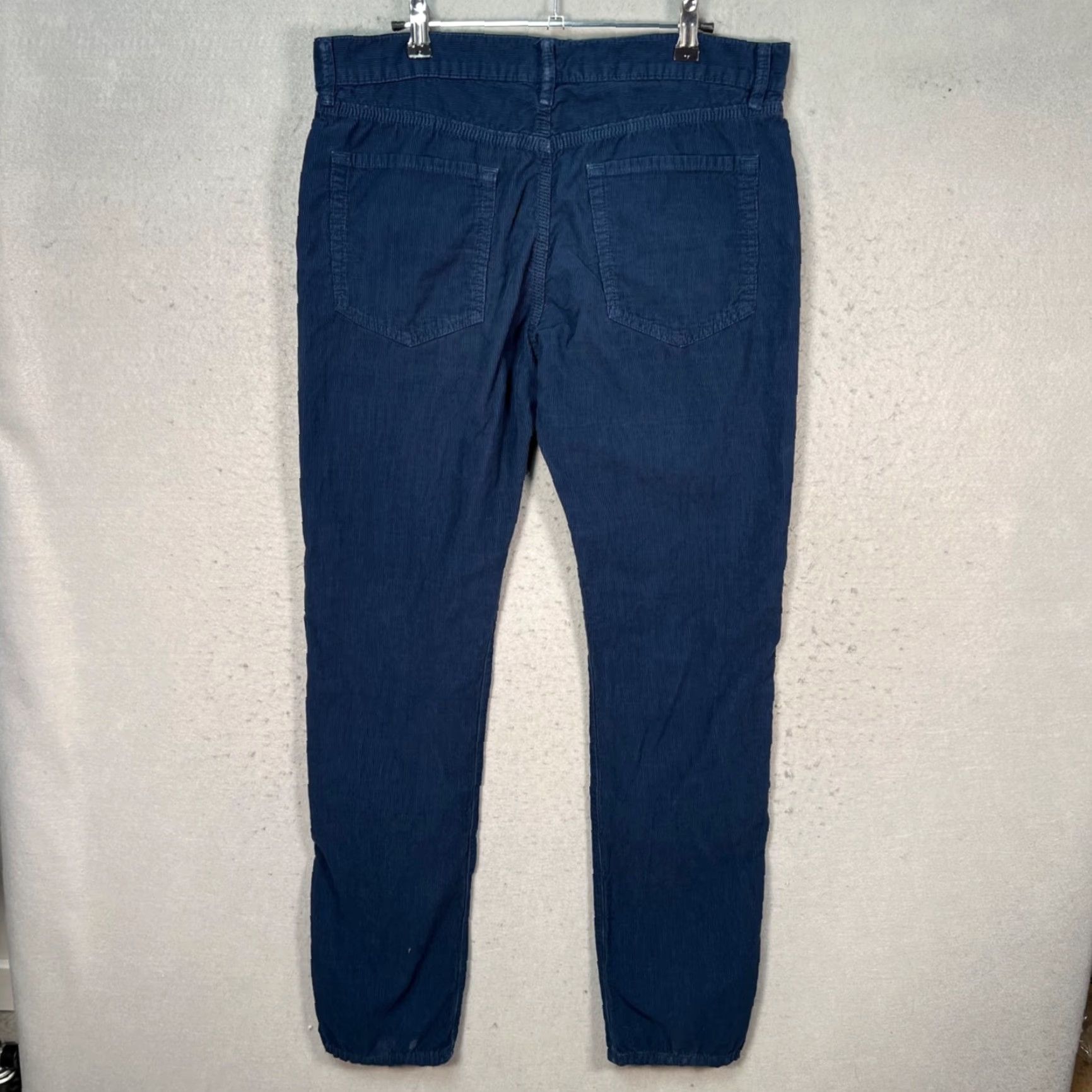 Save Khaki United Save Khaki United Mens Pants Corduroy 33 Blue 100% Cotton Made In USA Size US 33 - 2 Thumbnail