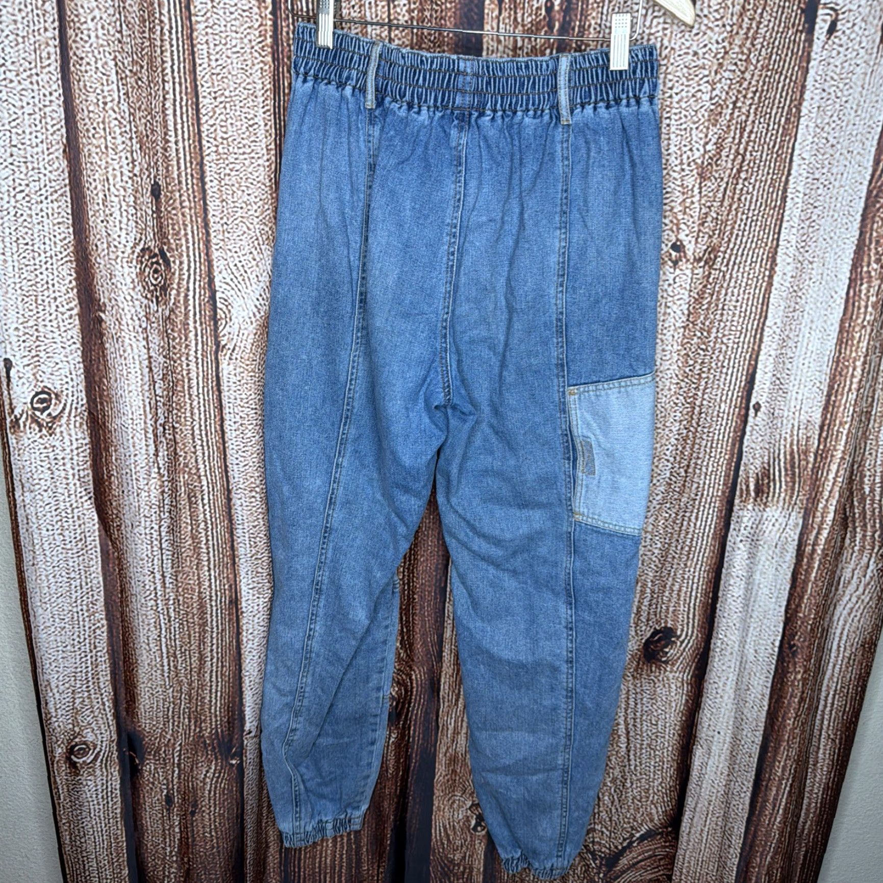 Urban Outfitters Urban Outfitters Byron Spliced Jogger Jeans Womens Size S BDG Two Tone Blue Size 28" / US 6 / IT 42 - 3 Thumbnail