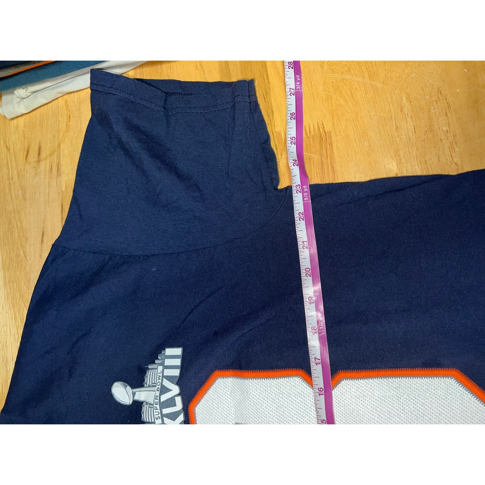 Delta Denver Broncos Super Bowl Shirt Wes Welker #83 Blue NFL XL Size US XL / EU 56 / 4 - 6 Thumbnail