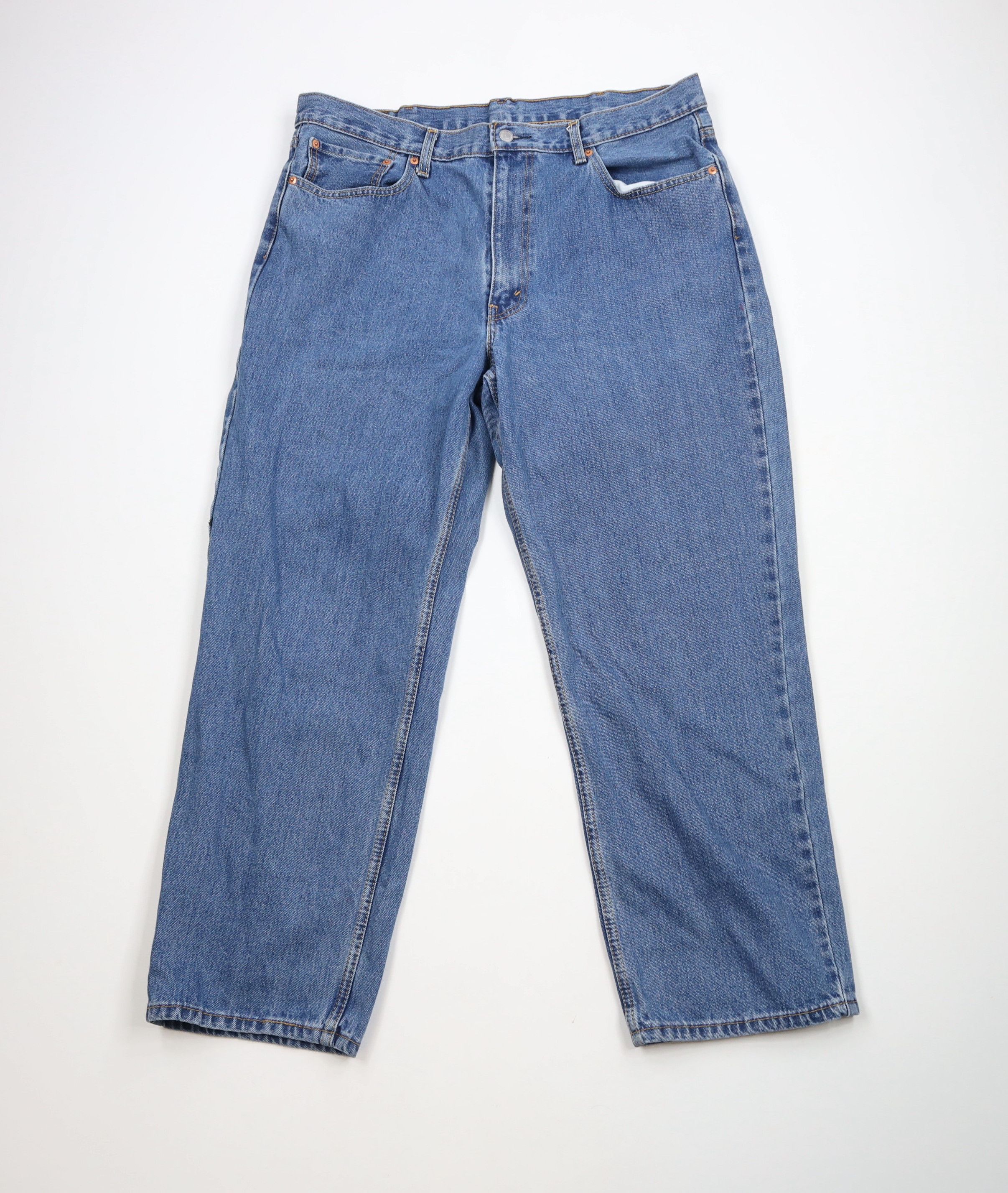 Levi's × Vintage Vintage Y2K Levis 550 Relaxed Tapered Leg Denim Jeans Blue Size US 40 / EU 56 - 1 Thumbnail