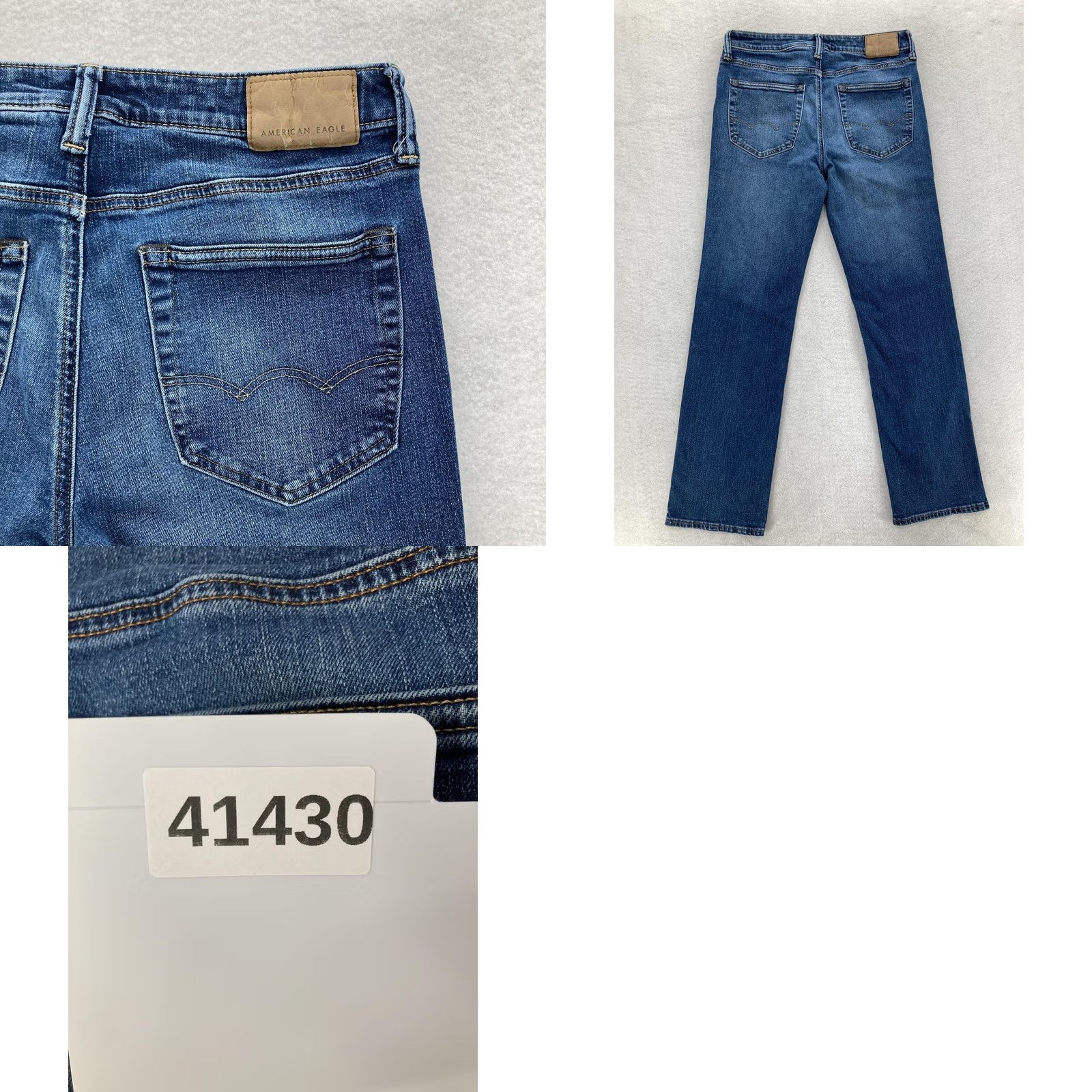 American Eagle Outfitters American Eagle Jeans Mens 30x30 Blue Original Bootcut AirFlex+ Stretch Denim Jeans Size US 30 / EU 46 - 9 Thumbnail