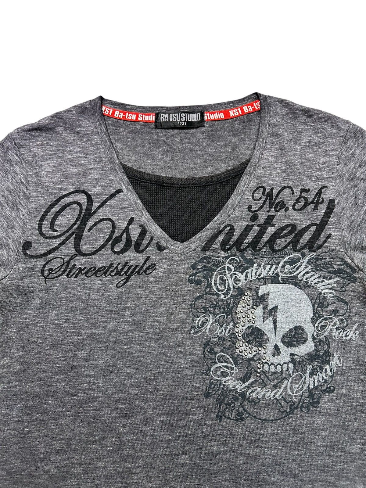 If Six Was Nine VINTAGE BA-TSU STUDIO DOUBLE SLEEVE TEE SHIRT Size US S / EU 44-46 / 1 - 2 Thumbnail
