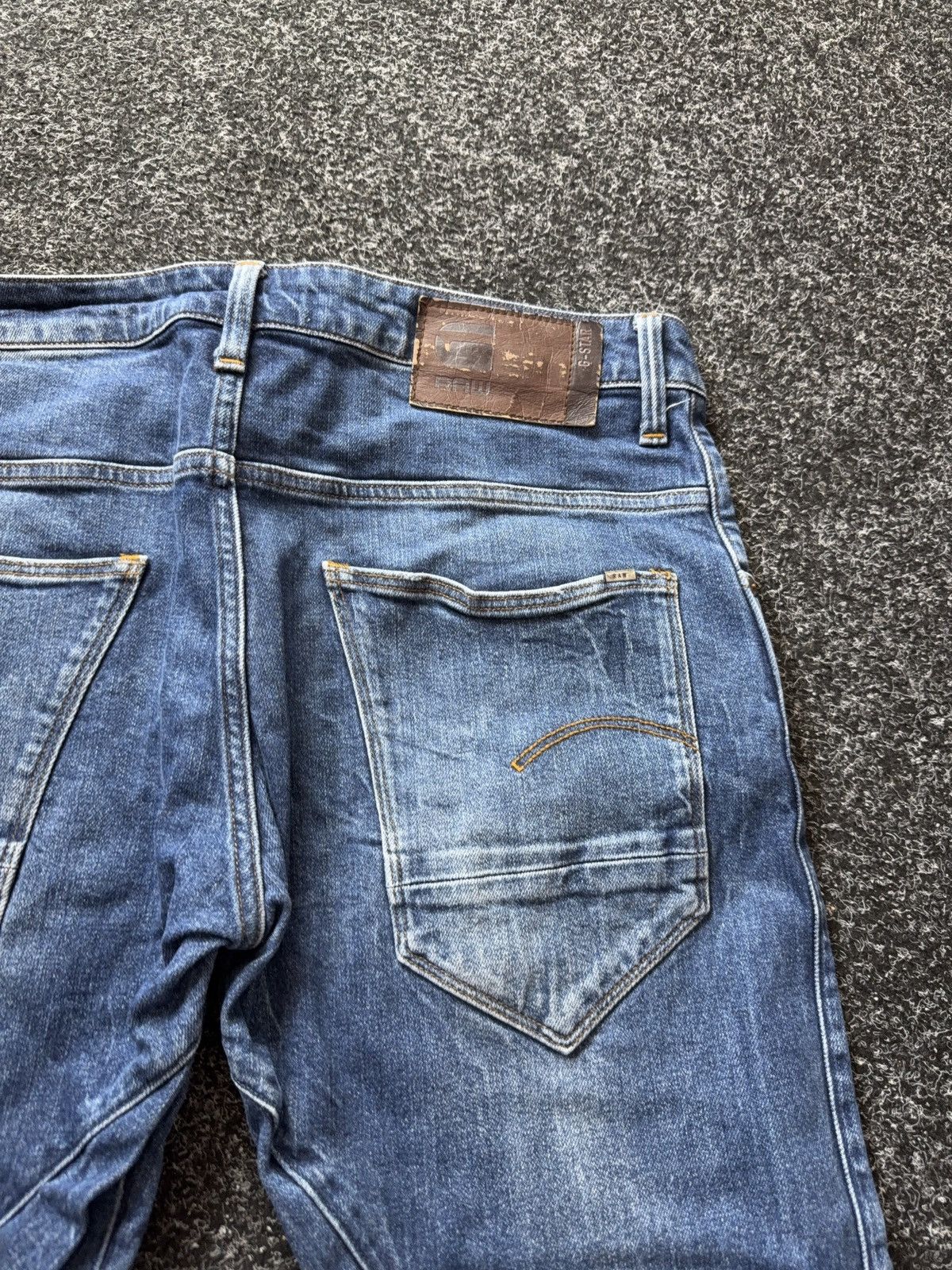 G-Star 00s Y2K G-Star RAW ARC 3D Slim Jeans W32 L34 Vintage Denim Size US 32 / EU 48 - 15 Thumbnail