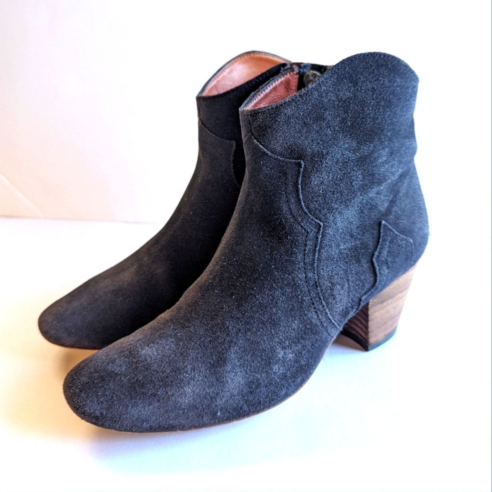 Isabel Marant Isabel Marant Booties Suede Leather Wooden Heel Boots US 6 Size US 6 / IT 36 - 5 Thumbnail
