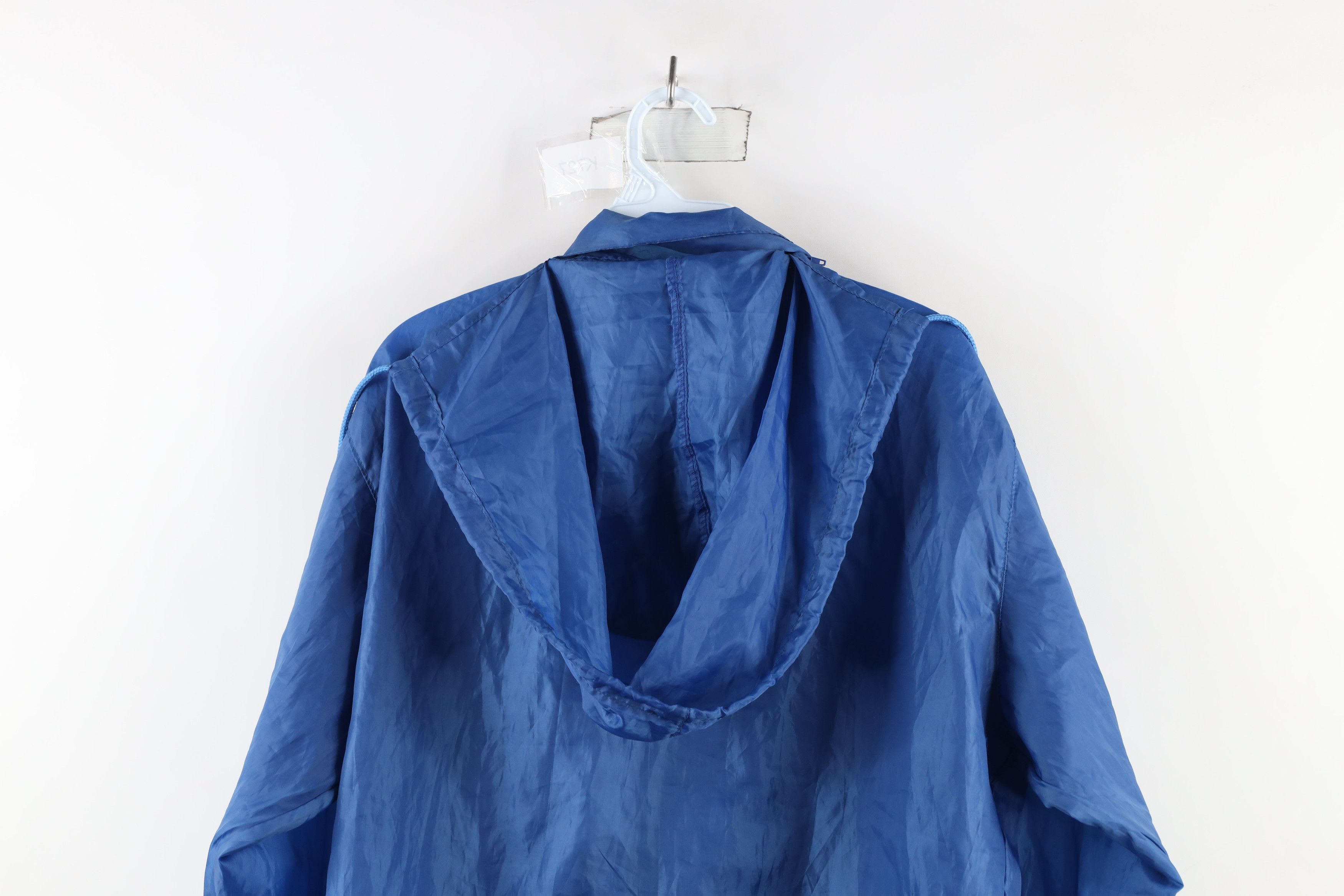 Asics × Vintage Vintage 90s Asics Out Lightweight Hooded Windbreaker Jacket Size US XL / EU 56 / 4 - 14 Thumbnail