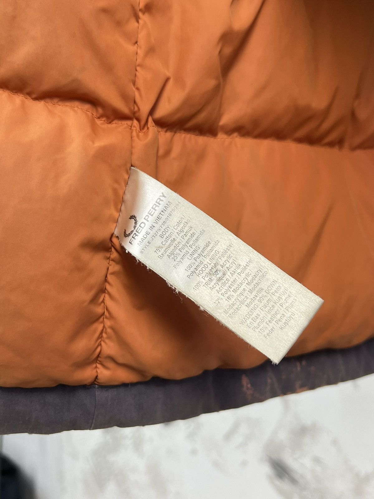 Fred Perry Fred Perry Custom Down Snorkel Parka Hooded Jacket Size M-L Size US M / EU 48-50 / 2 - 18 Thumbnail