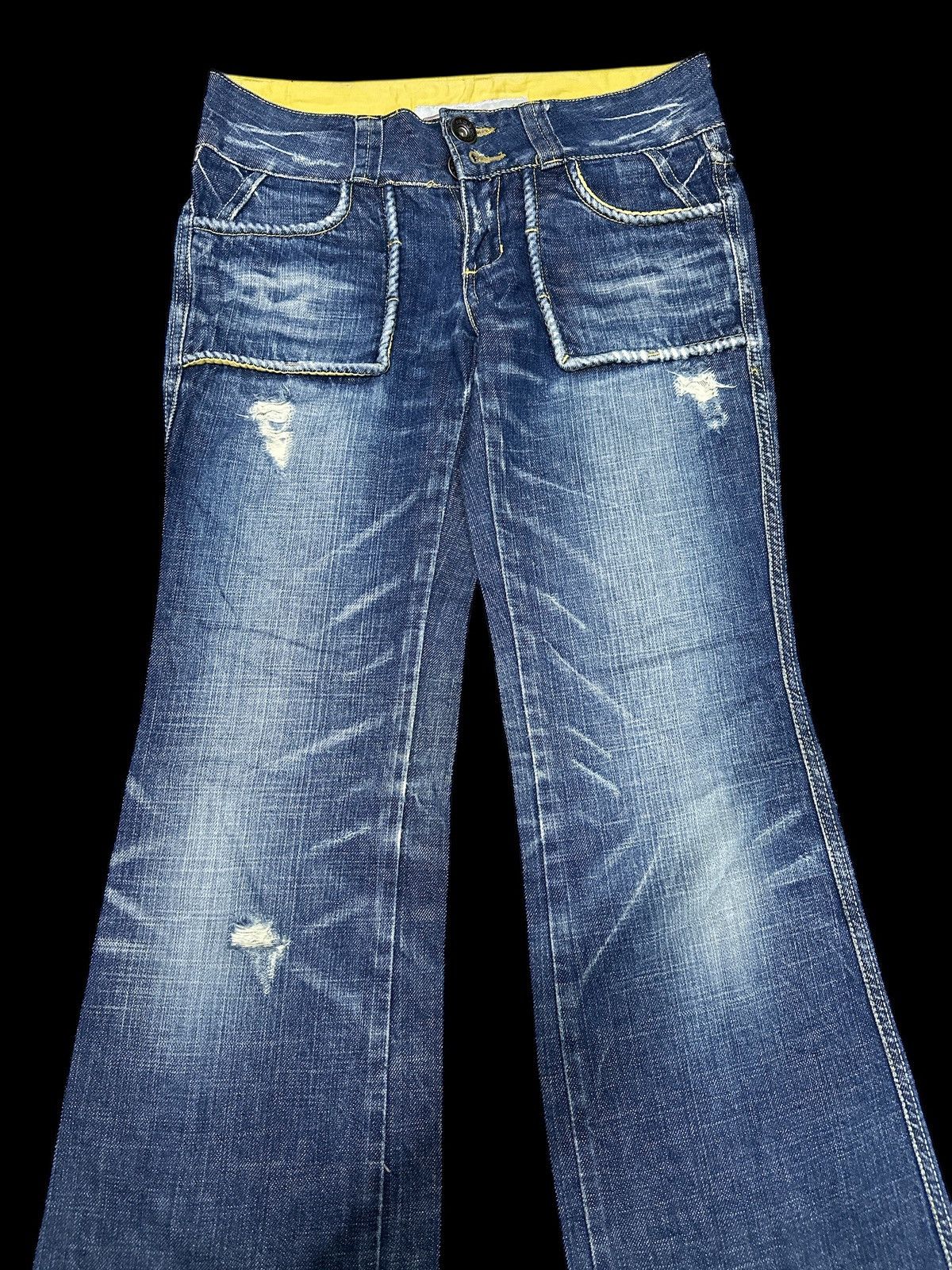 Japanese Brand Flare 💥 RedPeppers Denim Boot Cut 💥 Size US 31 - 4 Thumbnail