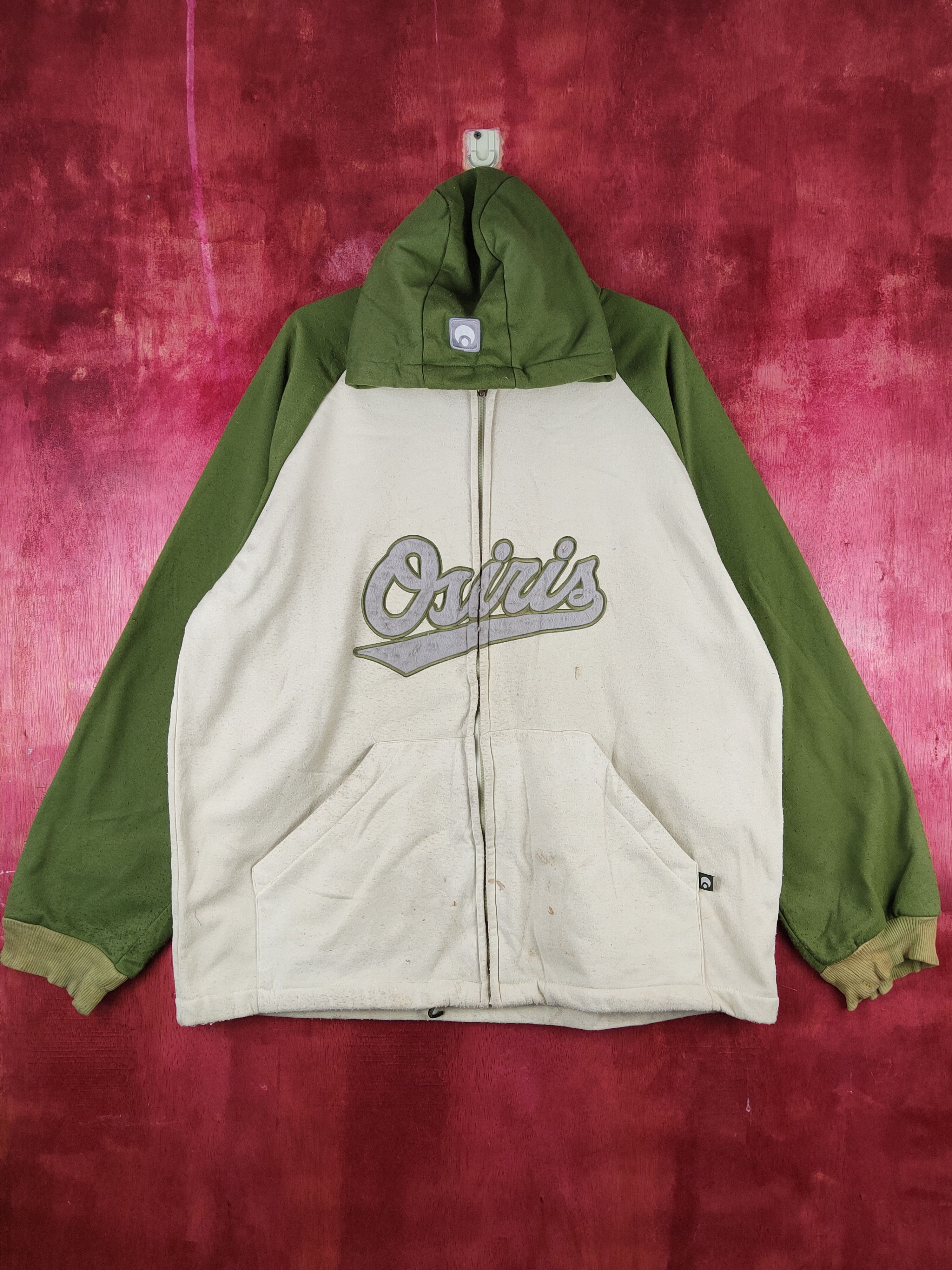 Osiris Osiris Green Hoodie Sweaters #S1507 Size US XL / EU 56 / 4 - 1 Thumbnail