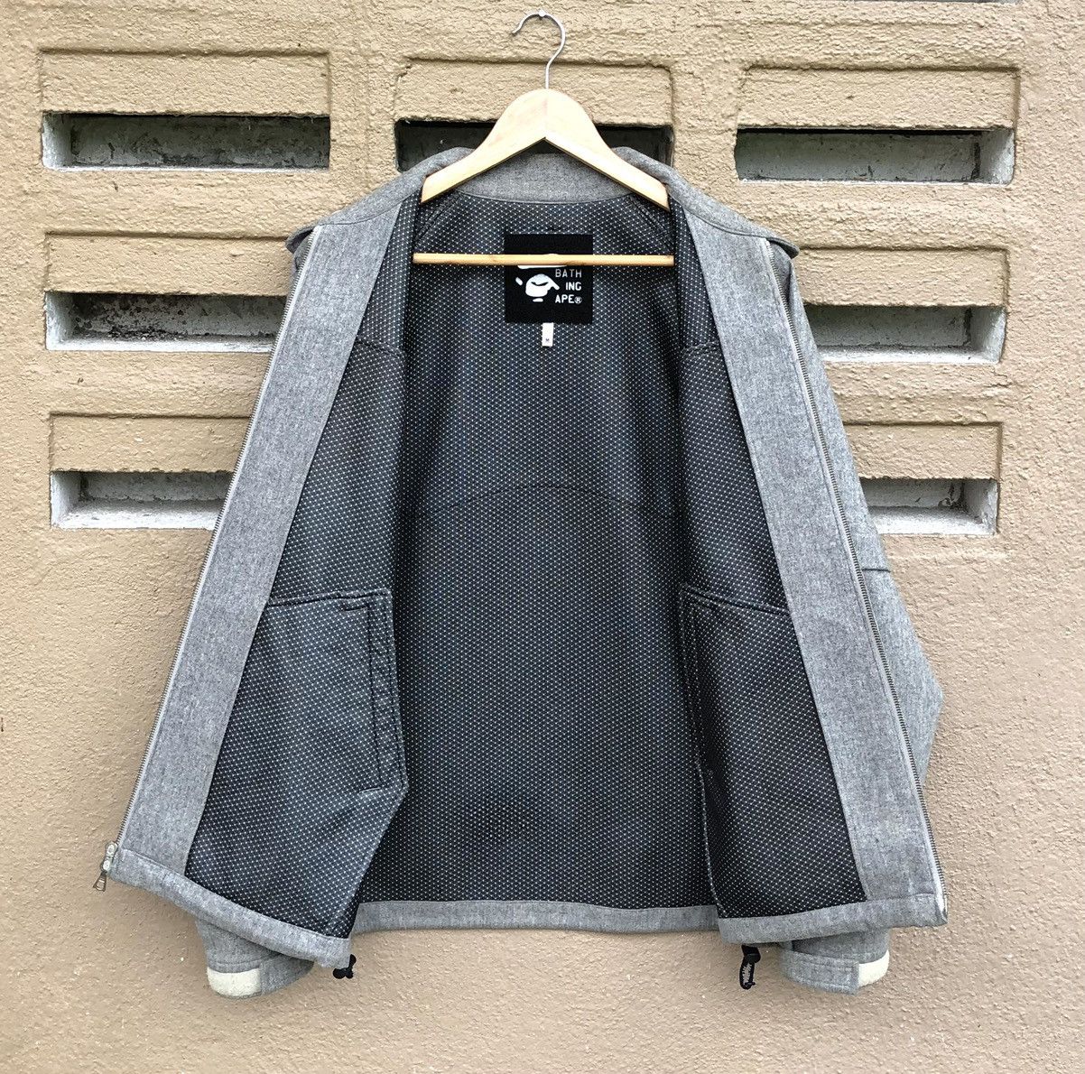 Bape Bape Nigo Gore Windstopper Swing Top Drizzler Wool Jacket Size US M / EU 48-50 / 2 - 7 Thumbnail