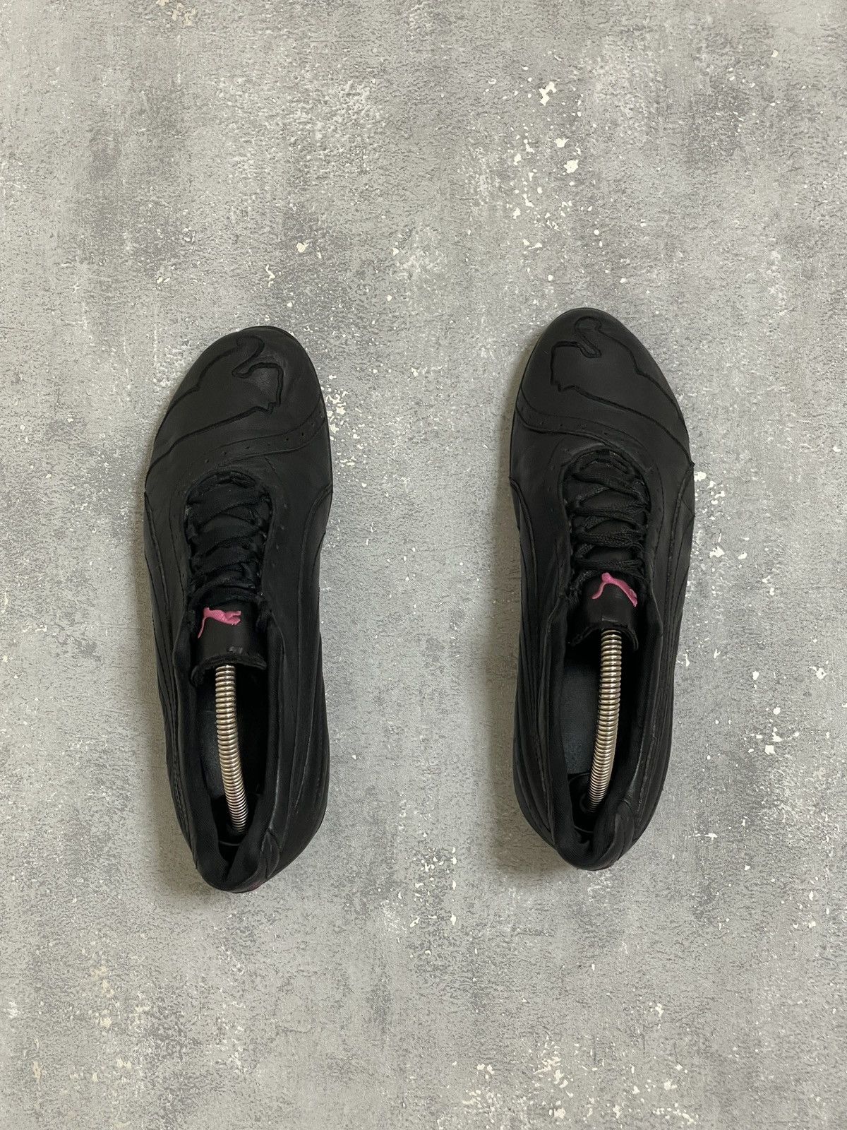 Puma Puma Y2K Big Cat Black-Pink Racing Flat Trainers Shoes Size US 7.5 / IT 37.5 - 3 Thumbnail