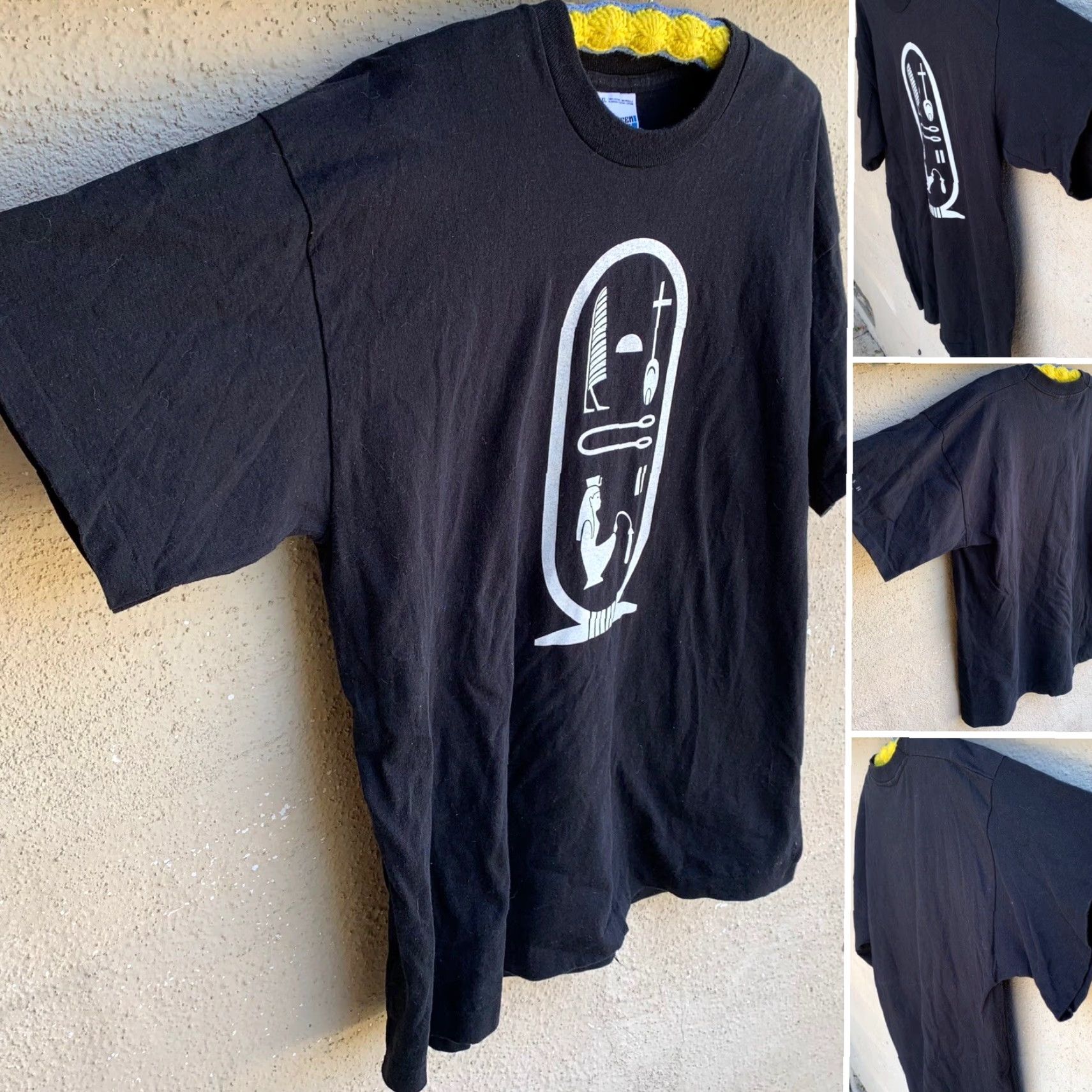 Vintage VINTAGE Screen Stars T-Shirt British Museum XL Short Sleeve Men Black 100% Cotton Graphic Tee Size US XL / EU 56 / 4 - 2 Thumbnail