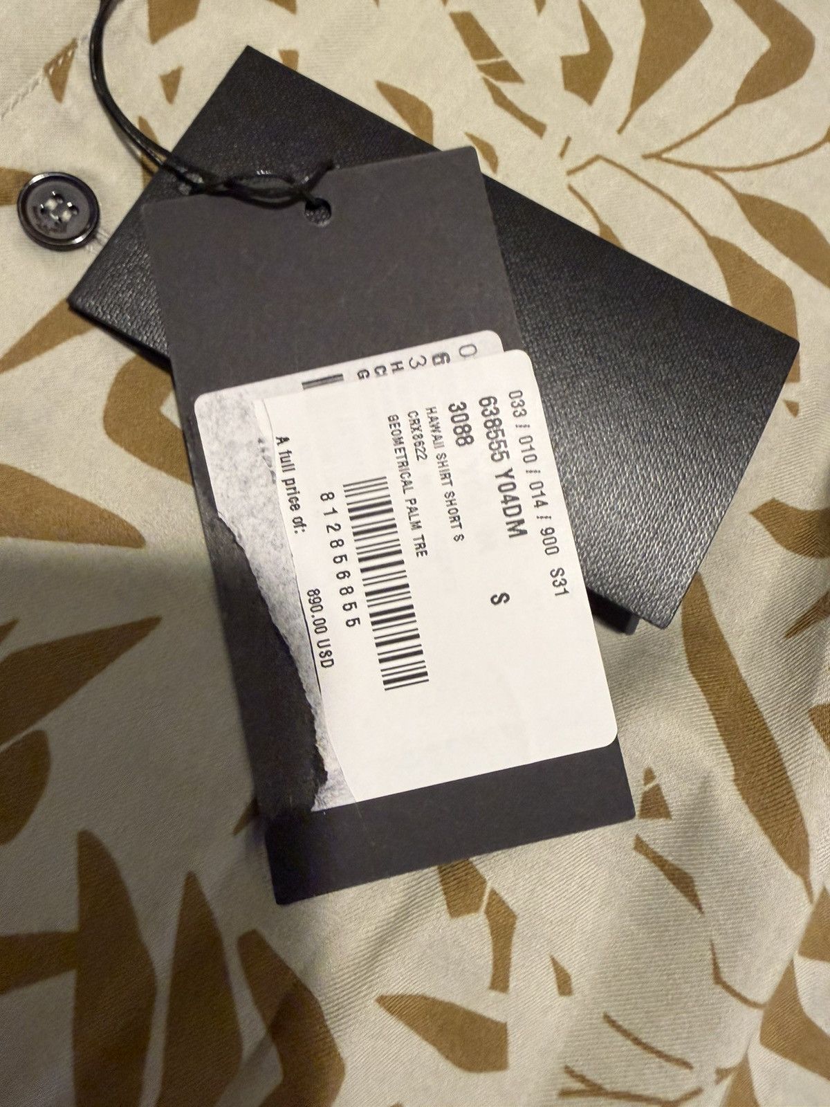 Saint Laurent Paris Saint Laurent men Hawaiian shirt. S. $890 Size US S / EU 44-46 / 1 - 3 Thumbnail