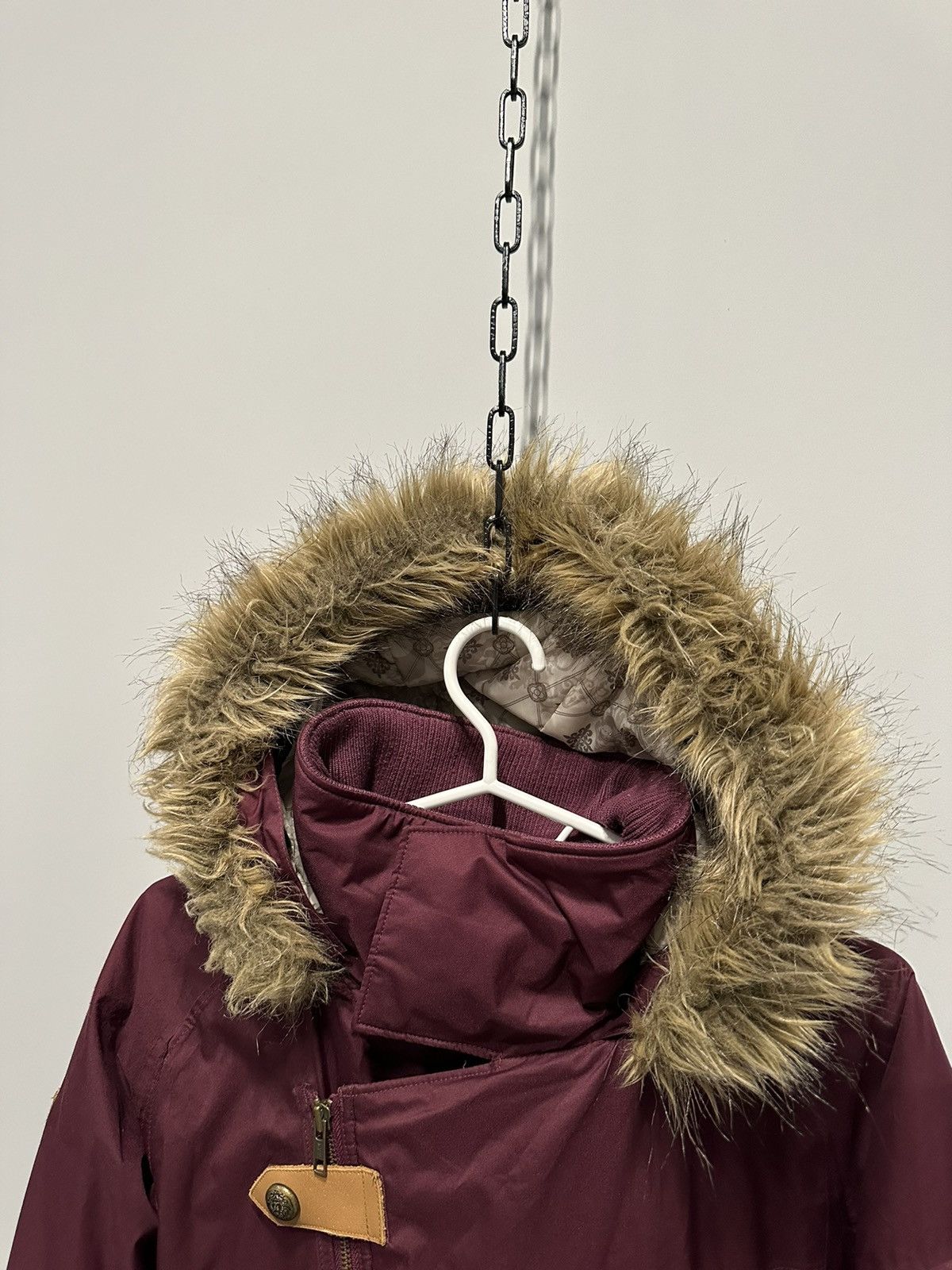 Oakley Vintage Oakley Bomber Jacket 00s Fur Hood Japanese Style Size XS / US 0-2 / IT 36-38 - 3 Thumbnail