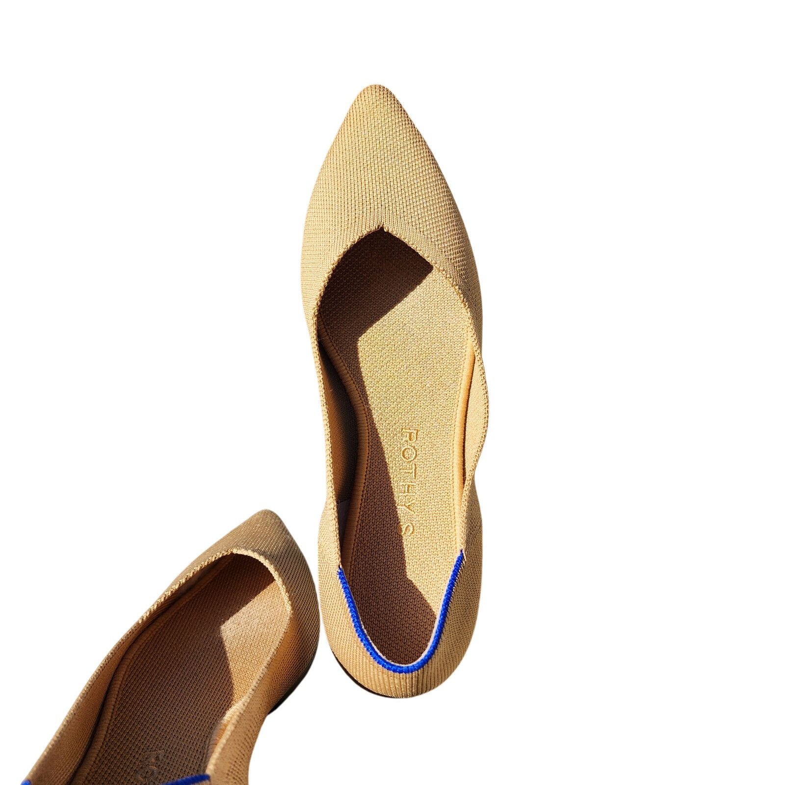 Designer Rothy's The Point Amber Knit Ballet Flats 8 Size US 8 / IT 38 - 8 Thumbnail