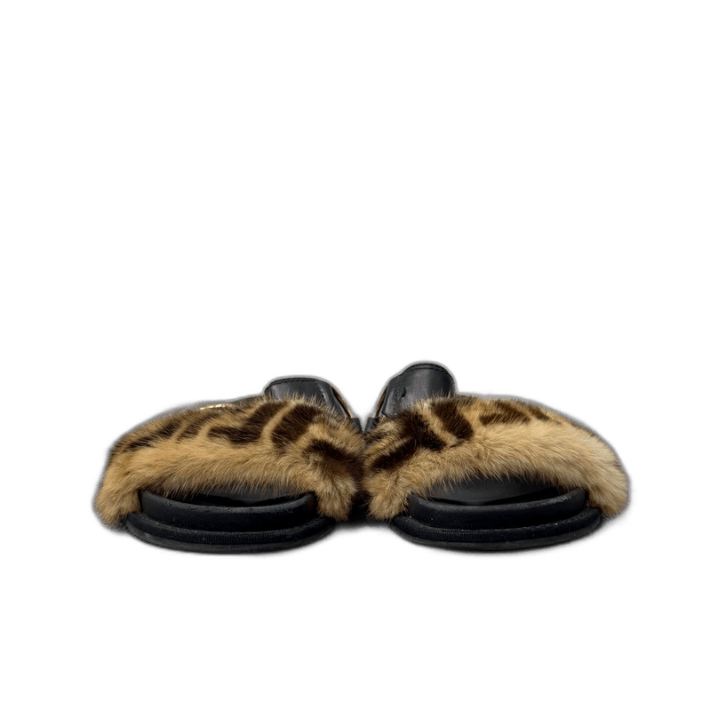 Fendi Fendi Mink Fur Slippers Size 39 Size US 8 / EU 41 - 1 Thumbnail