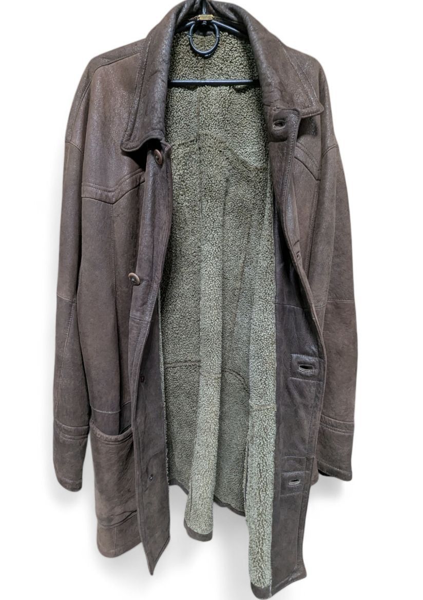 Other WERNER CHRIST Shearling Lambskin Brown Jacket Size US XL / EU 56 / 4 - 11 Thumbnail