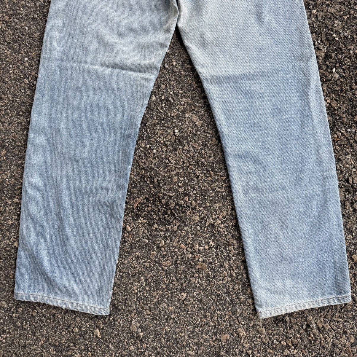 Levi's VINTAGE LEVI'S 505 90' STRAIGHT FADED JEAN DENIM PANTS Size US 30 / EU 46 - 12 Thumbnail