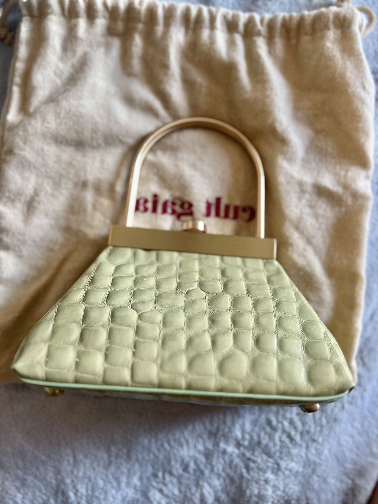 Cult Gaia Mini Crocodile-printed women‘s bag Size ONE SIZE - 1 Thumbnail