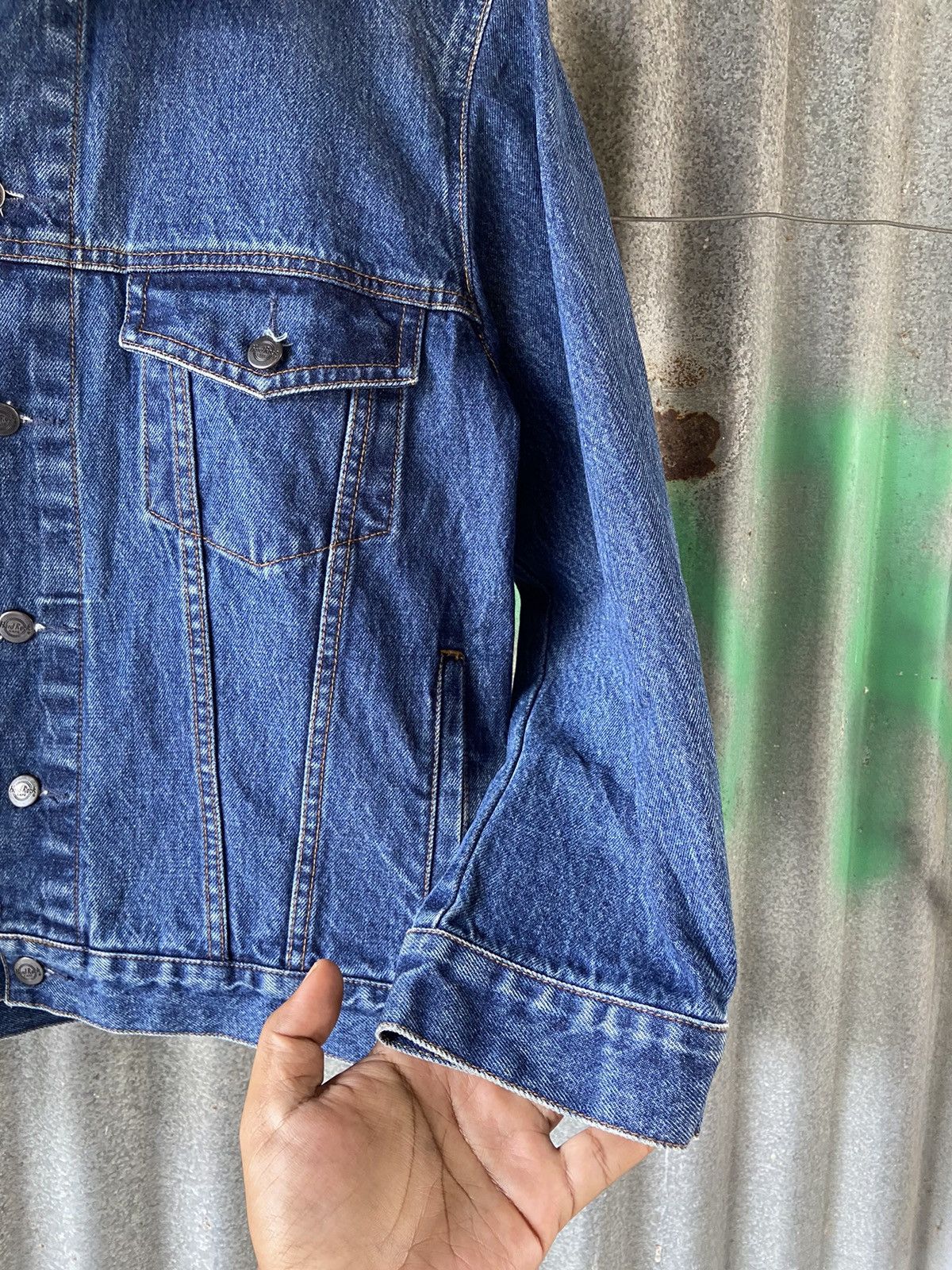 Hard Rock Cafe VINTAGE HARD ROCK TOKYO DENIM JEANS TRUCKER JACKET Size US XS / EU 42 / 0 - 4 Thumbnail