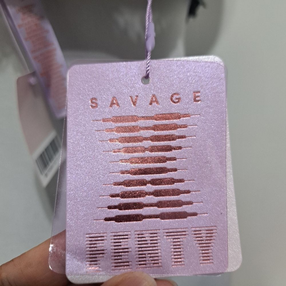 Other Savage X Fenty Floral Lace Bralette Racerback Pink/ Black Bra 1X NWT Size XXL / US 16-18 / IT 52-54 - 13 Thumbnail