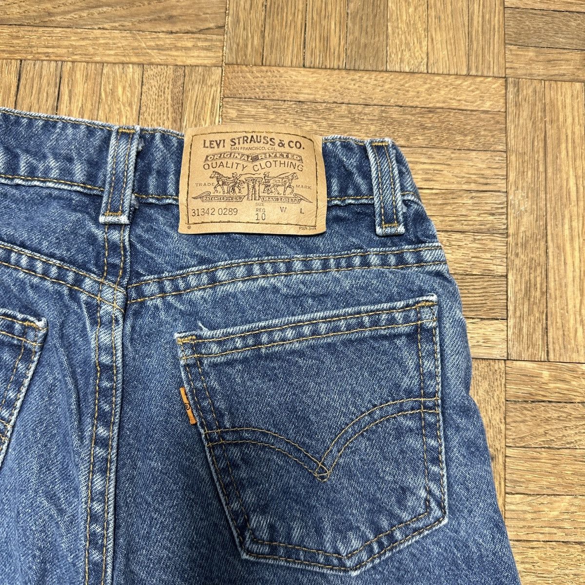 Levi's × Vintage Vintage Levi’s Orange Tab jeans Size 22" - 4 Thumbnail
