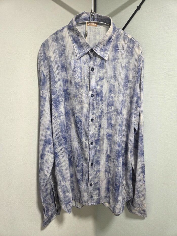 John Galliano john Galliano stripe shirt Size US M / EU 48-50 / 2 - 1 Thumbnail