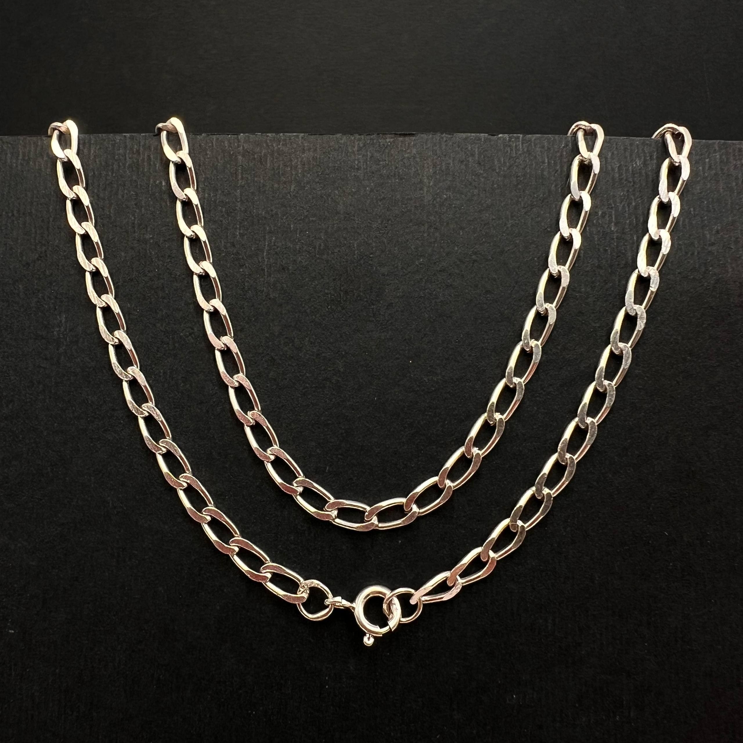 Vintage Italian Sterling Silver 925 Chain Necklace 10.4g