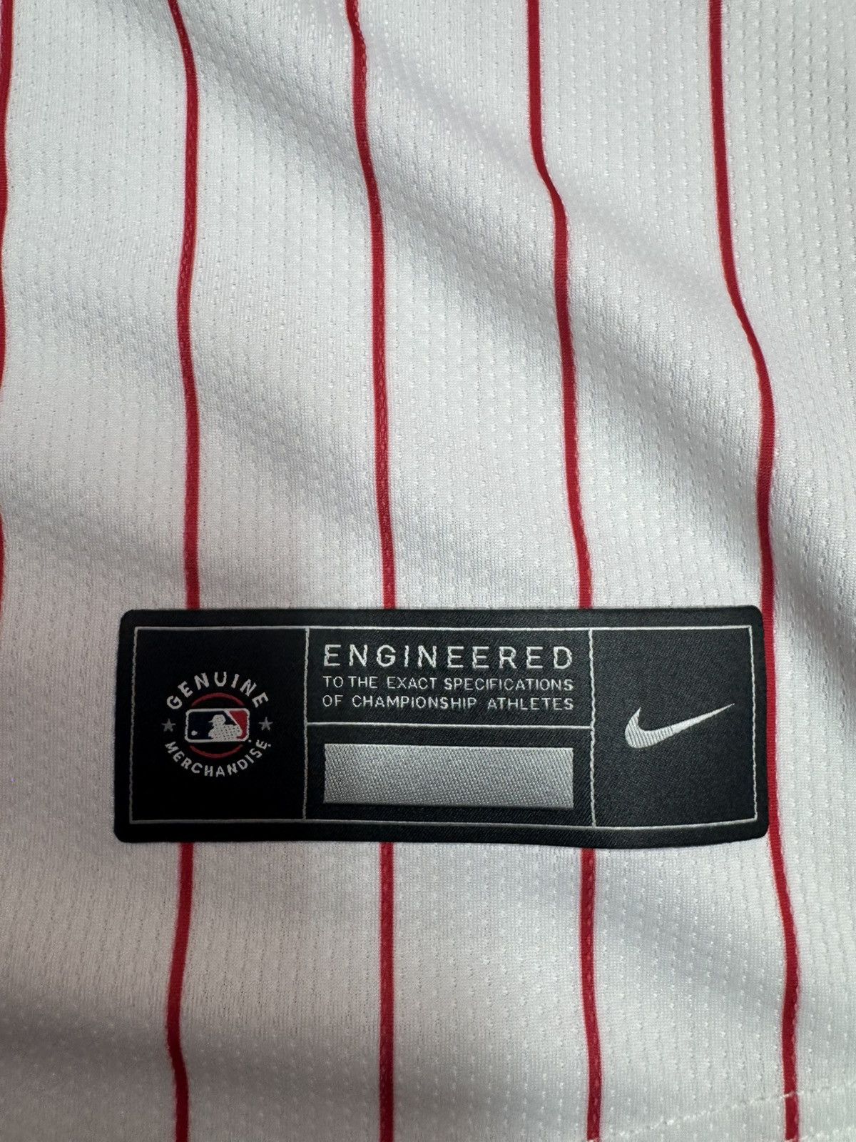 Nike Philadelphia Phillies Trea Turner #7 MLB Pinstripe Jersey Size US L / EU 52-54 / 3 - 2 Thumbnail