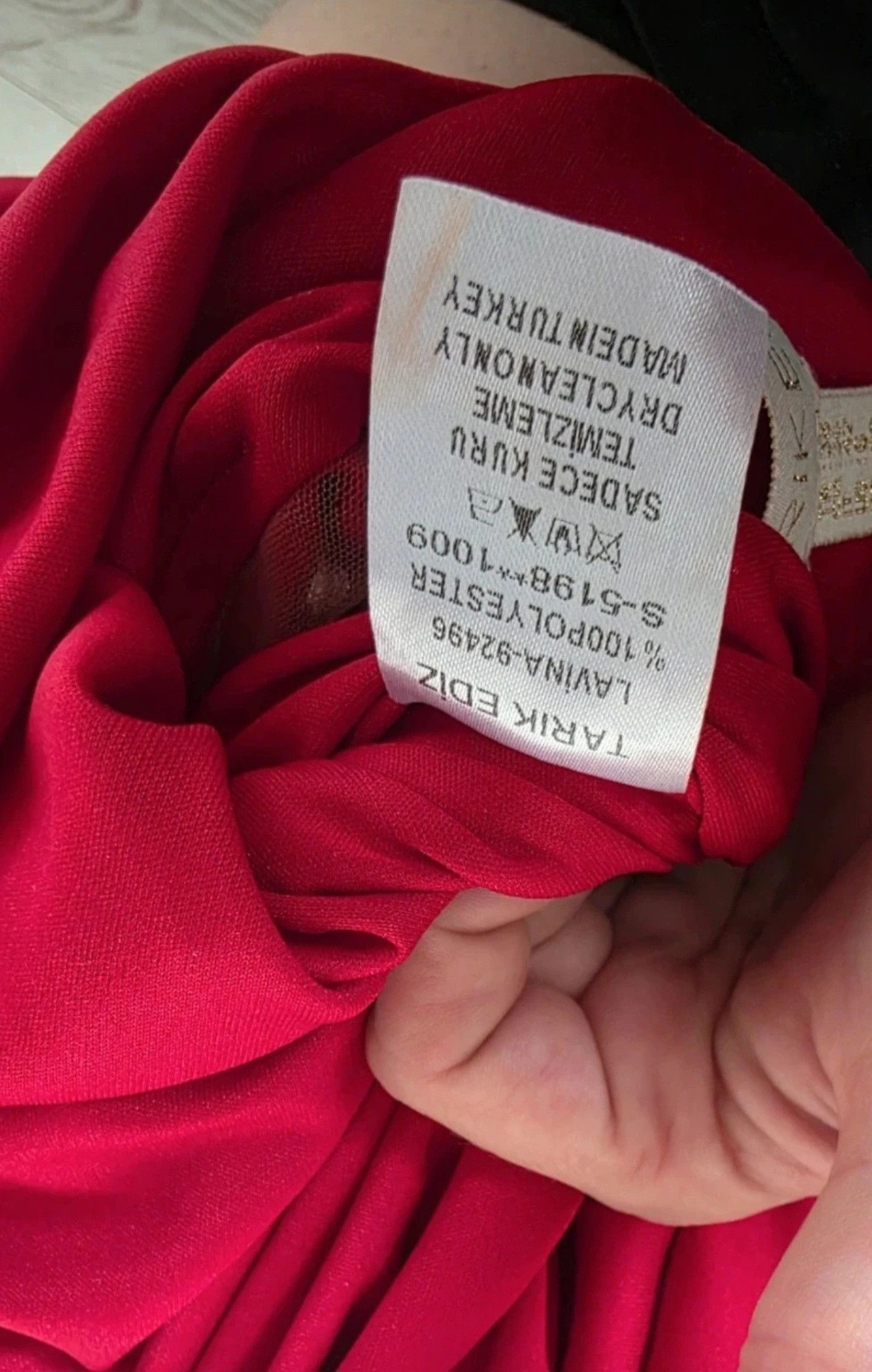 Other Tarik Ediz - Luxurious long red ball gown with crystals Size S / US 4 / IT 40 - 6 Thumbnail