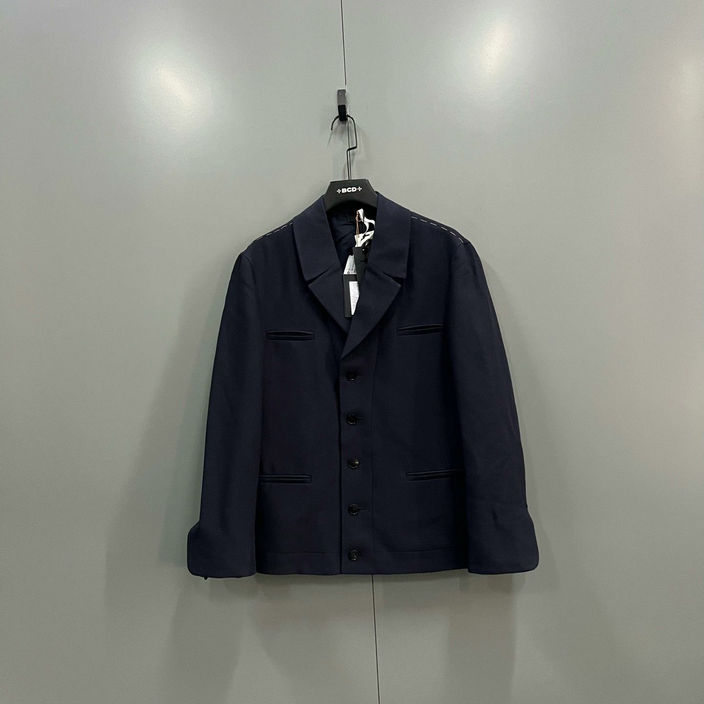 Ermenegildo Zegna Zegna Navy Blue Suit Jacket Size US M / EU 48-50 / 2 - 1 Thumbnail