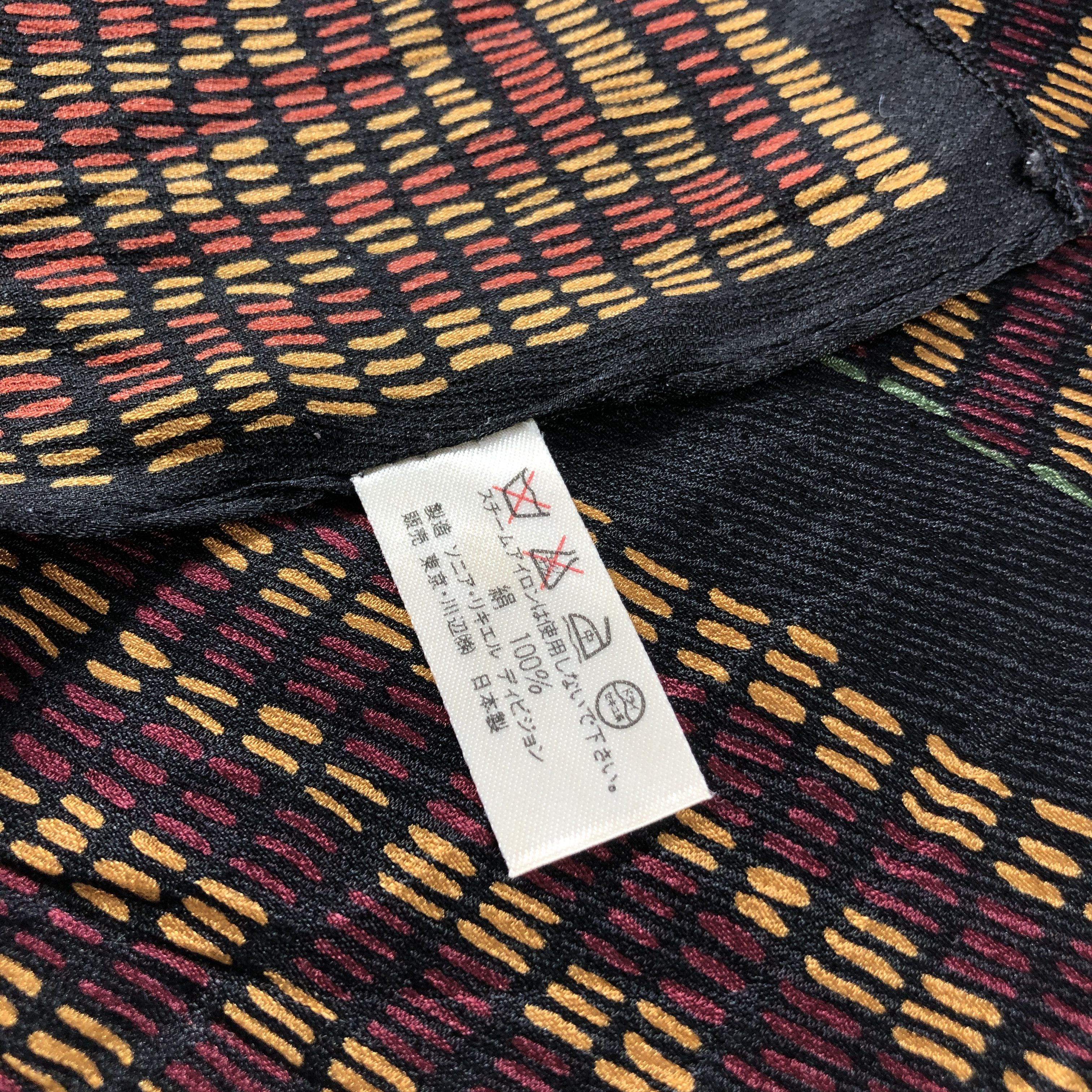 Sonia Rykiel Vintage Sonia Rykiel Abstract Silk Scarf M1305 Size ONE SIZE - 6 Thumbnail