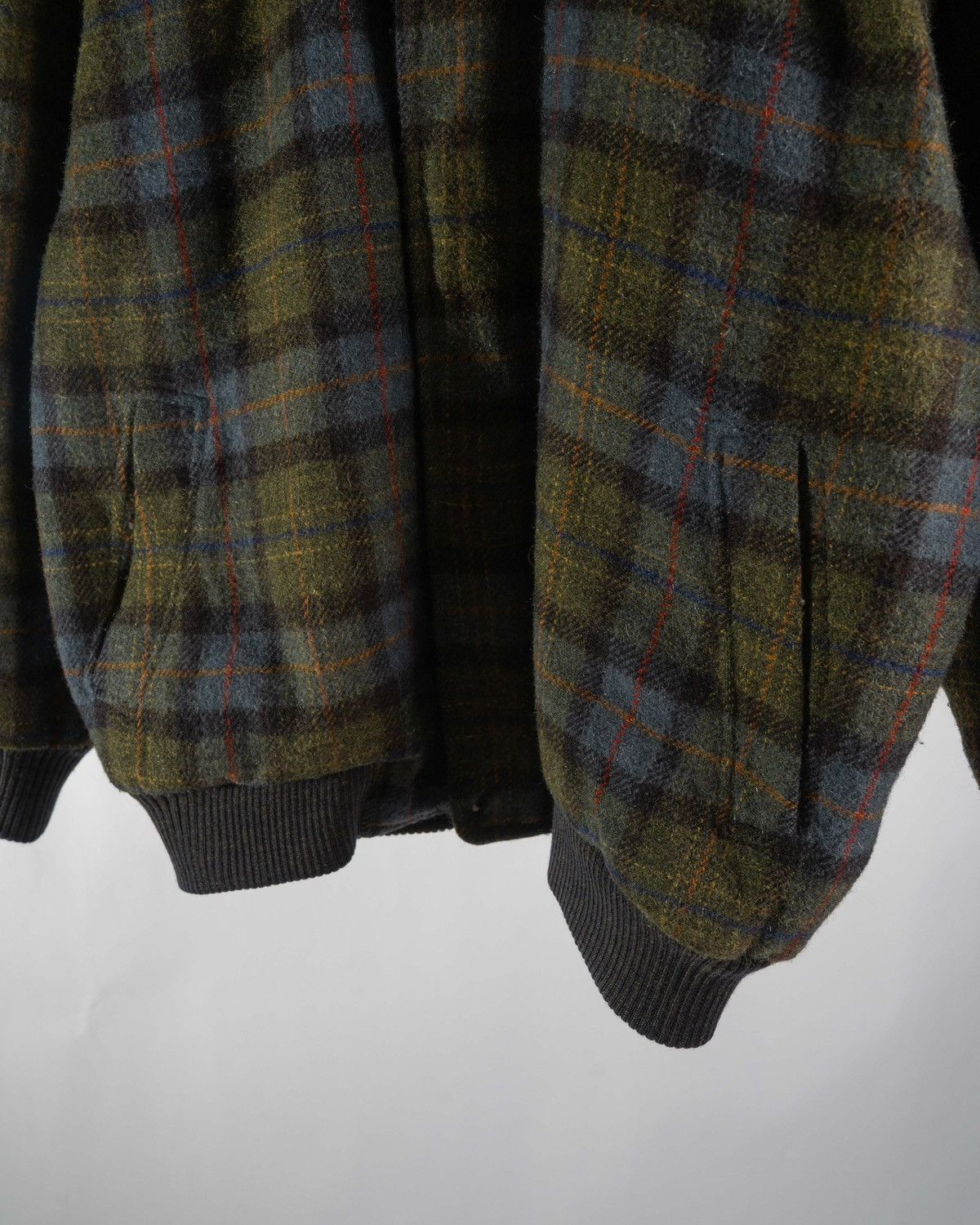 Lacoste Vintage Lacoste Wool Bomber Jacket Plaid Check Size US M / EU 48-50 / 2 - 3 Thumbnail