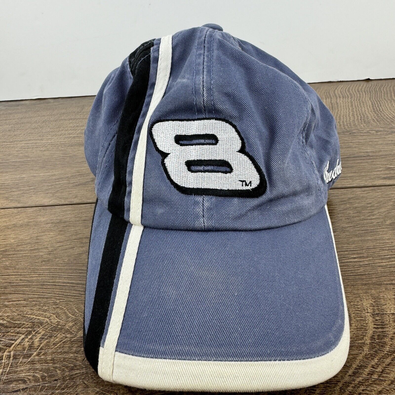 Other Dale JR 8 Hat Dale Earnhardt Junior Gray Hat Adjustable Adul Size ONE SIZE - 2 Thumbnail