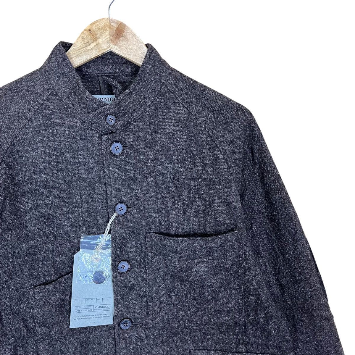 OMNIGOD Omnigod Wool Blend Garment Made In Japan Button Coat Jacket Size US M / EU 48-50 / 2 - 4 Thumbnail
