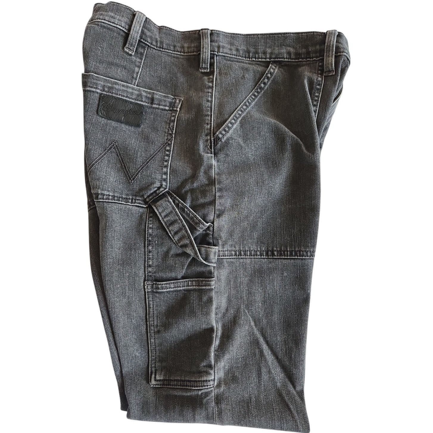 Wrangler Wrangler | High Rise-Crop- Straight-Carpenter Jeans| 27x27 Size 27" / US 4 / IT 40 - 7 Thumbnail