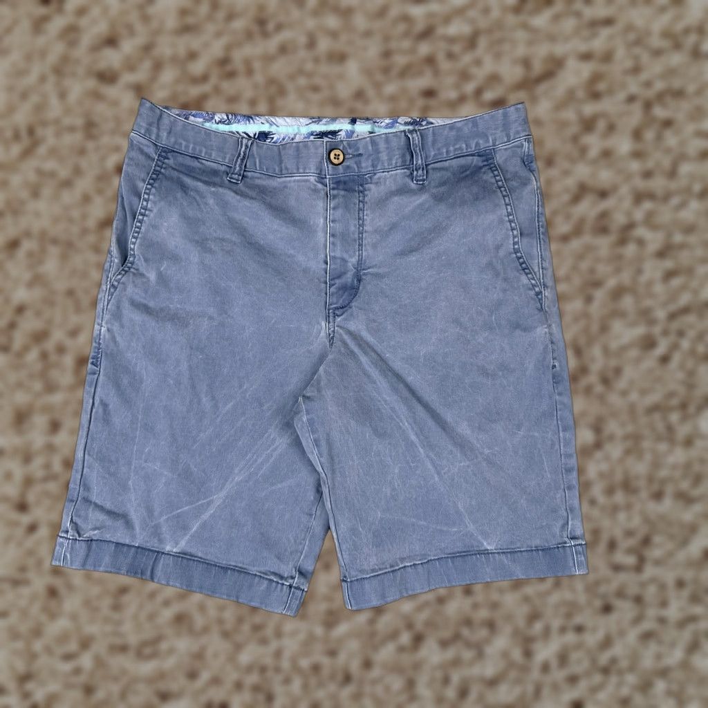 Tommy Bahama Tommy Bahama Shorts Mens 32 Blue Chino Flat Front Casual Summer Beach Regular Mens Size US 32 / EU 48 - 1 Thumbnail