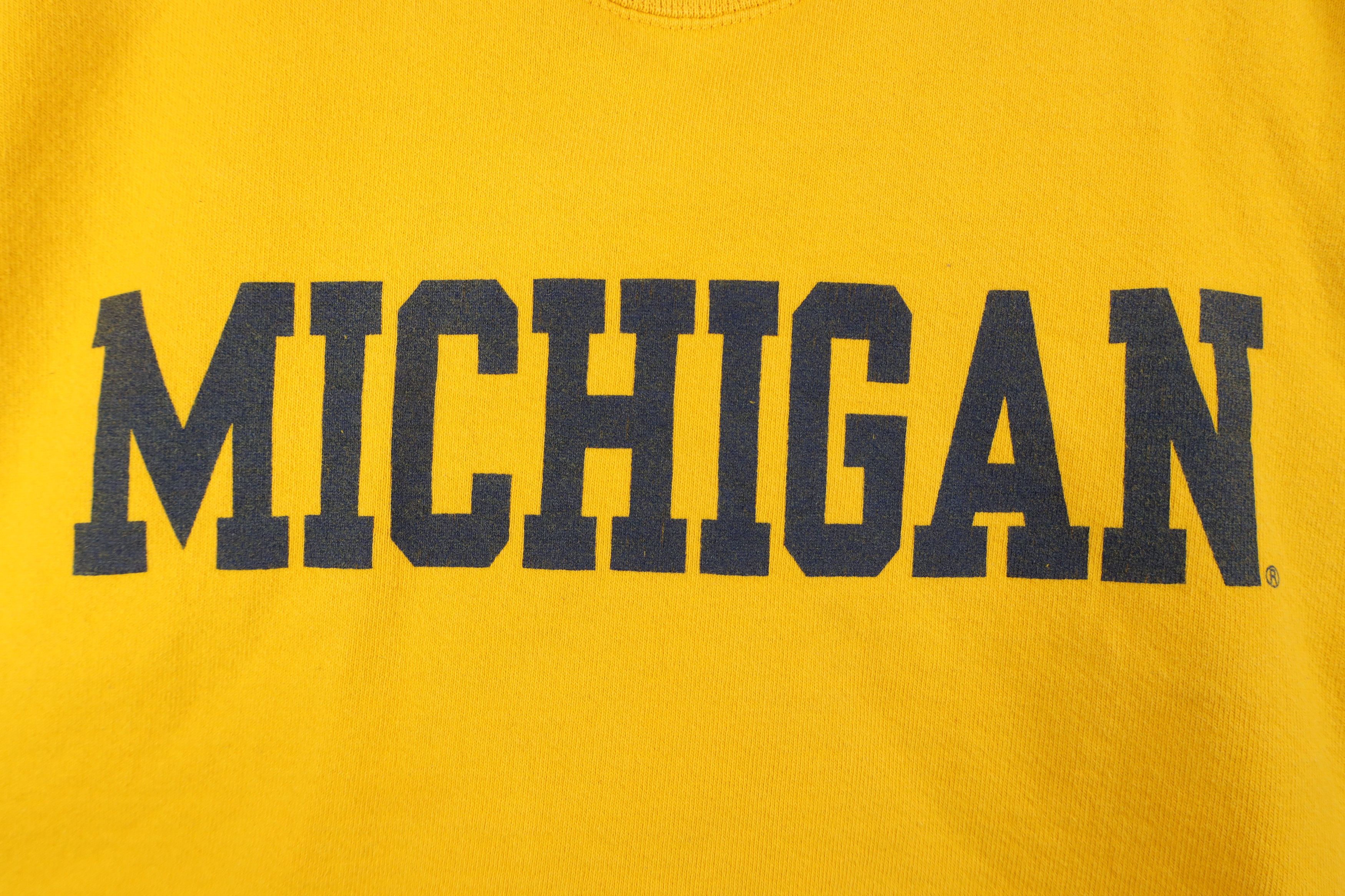 Vintage Vintage 90s Heavyweight University of Michigan Sweatshirt Size XL / US 12-14 / IT 48-50 - 5 Thumbnail
